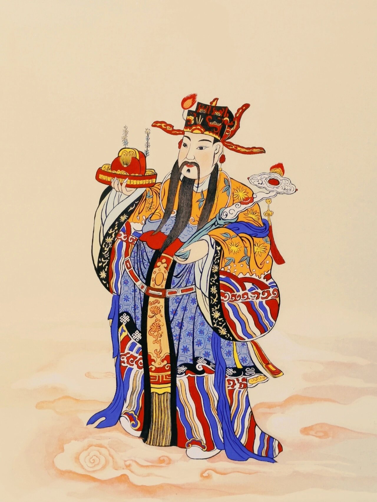新年画财神～文财神～国画