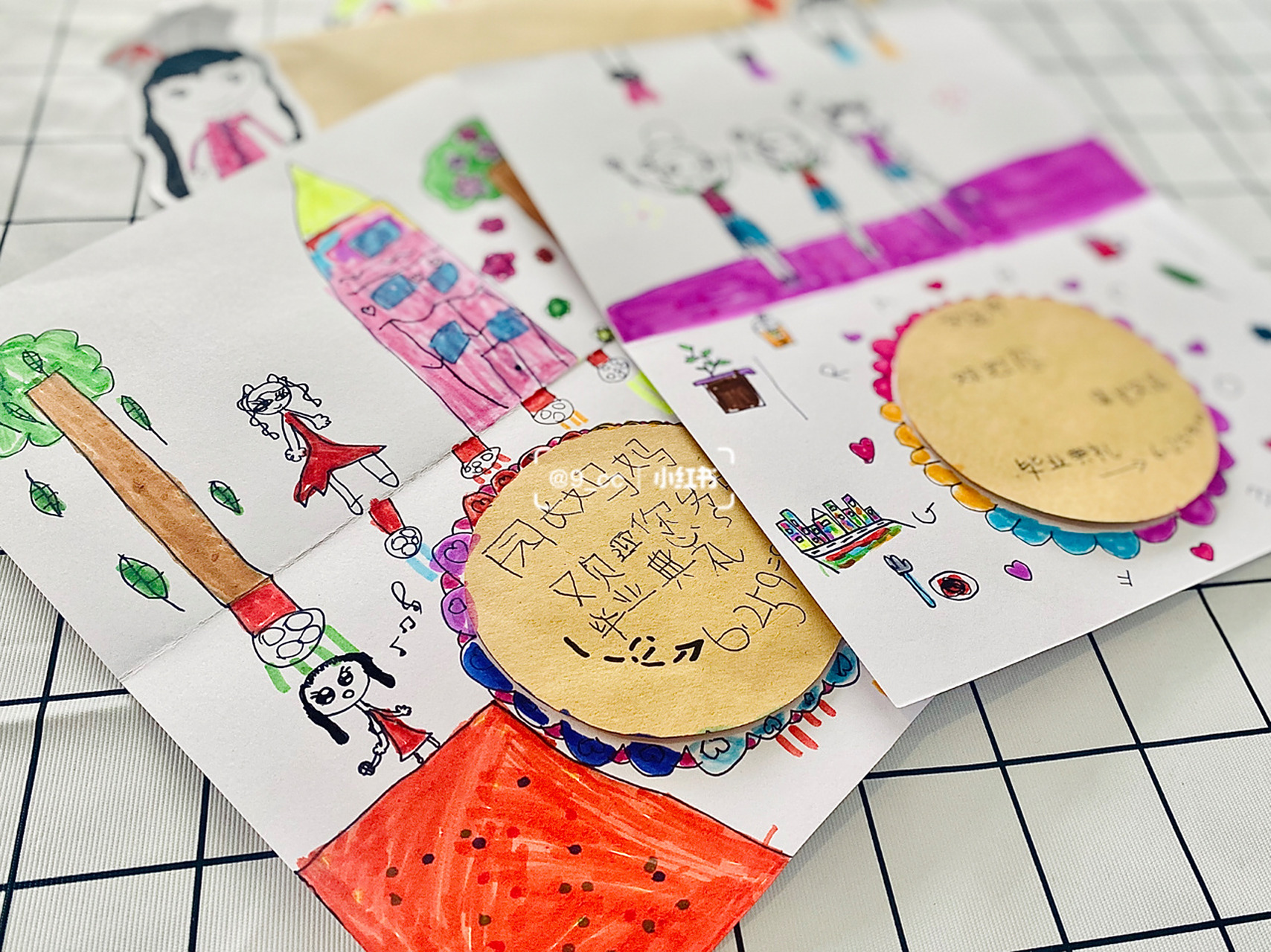 幼儿园手工|大班毕业典礼邀请函 倒计时3天95