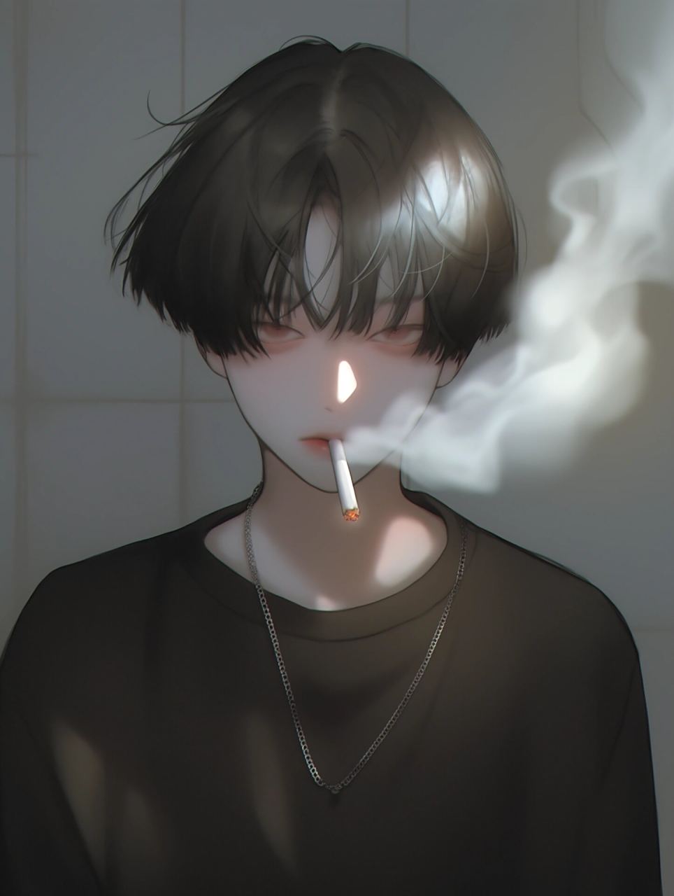 emo情头一人一半 应粉丝要求,来组男头 bushi 情头 伤感氛围感拿捏