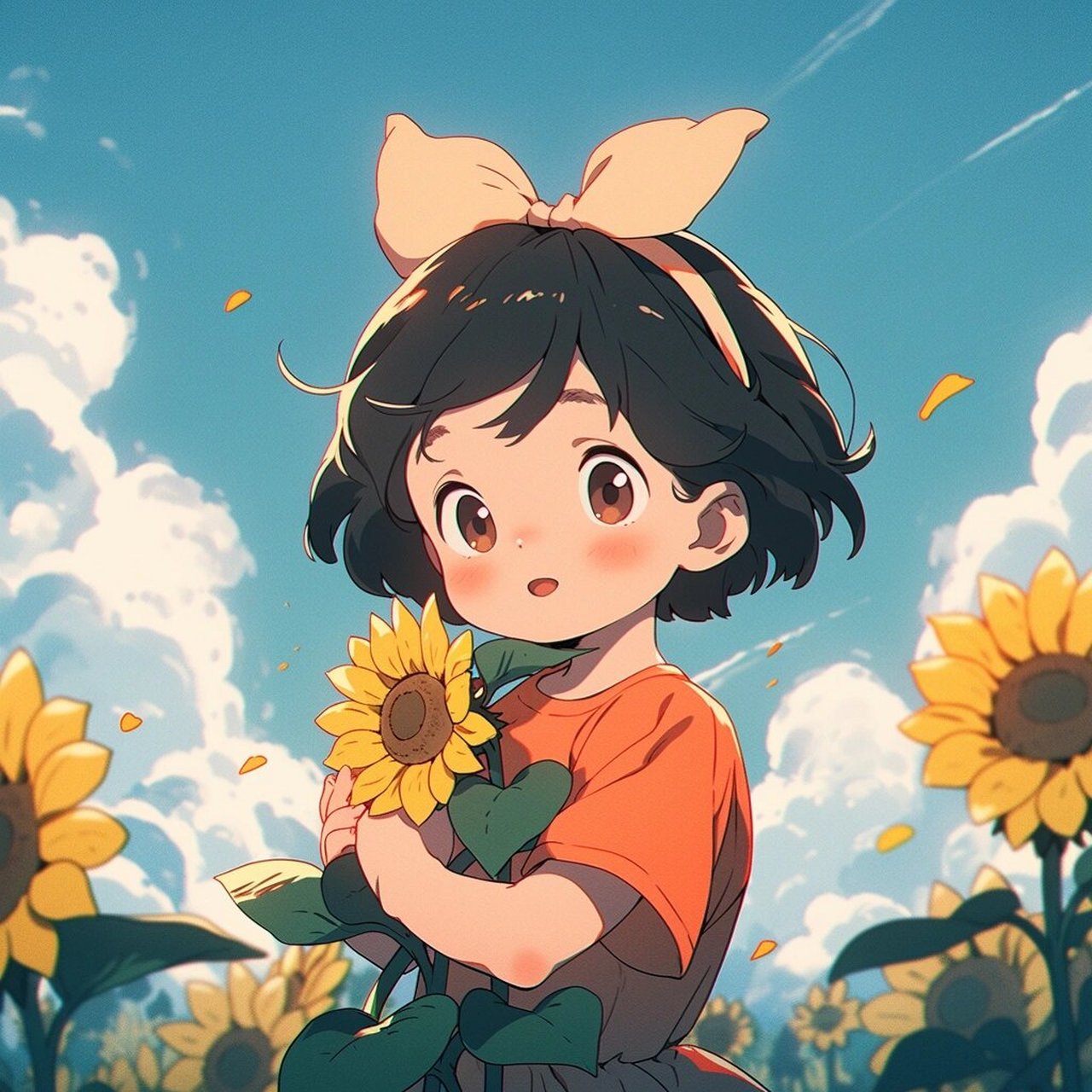 向日葵女生头像