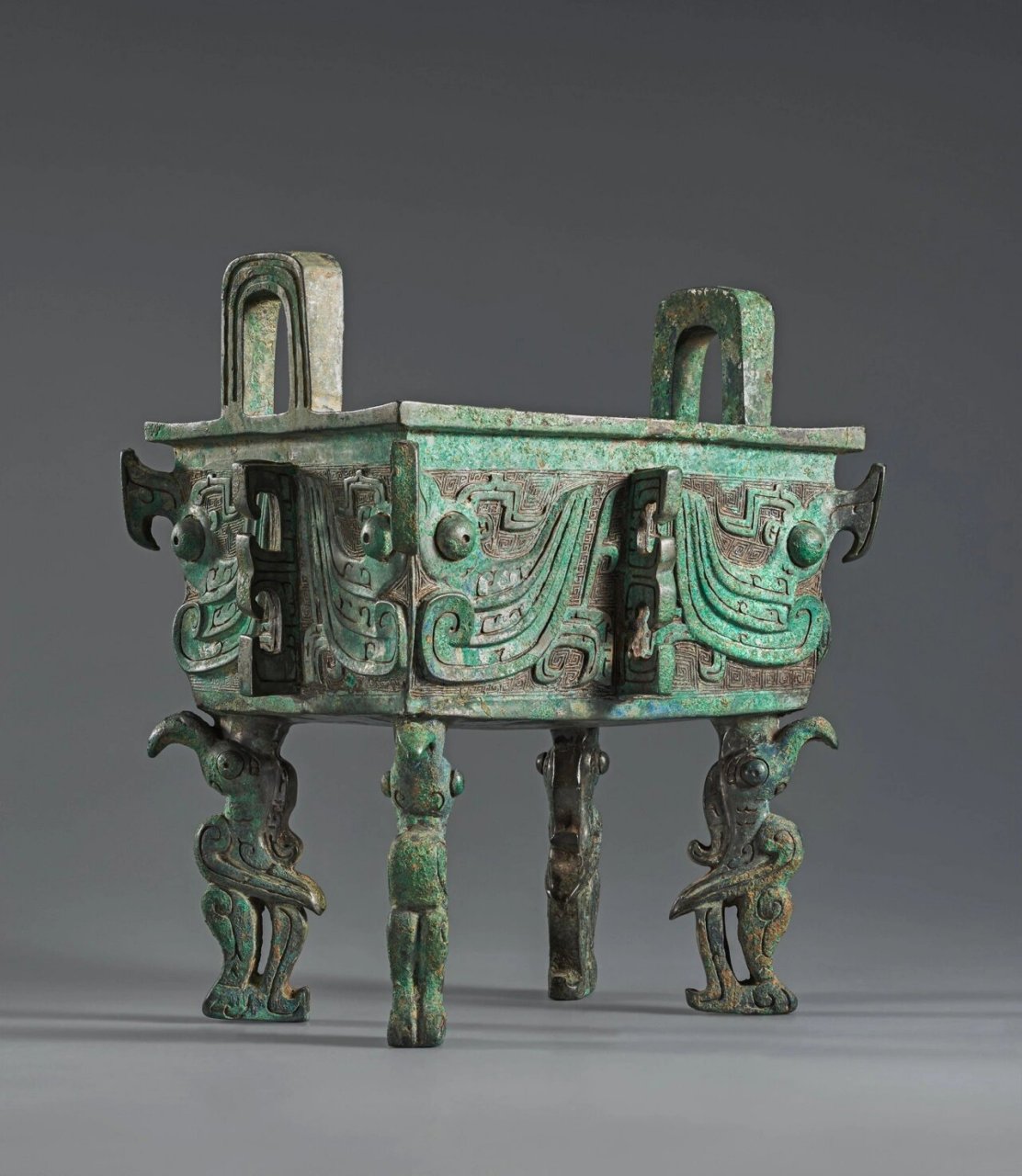 青铜鼎西周 青铜鼎.西周(前1046～前771年).旧金山亚洲艺术博物馆
