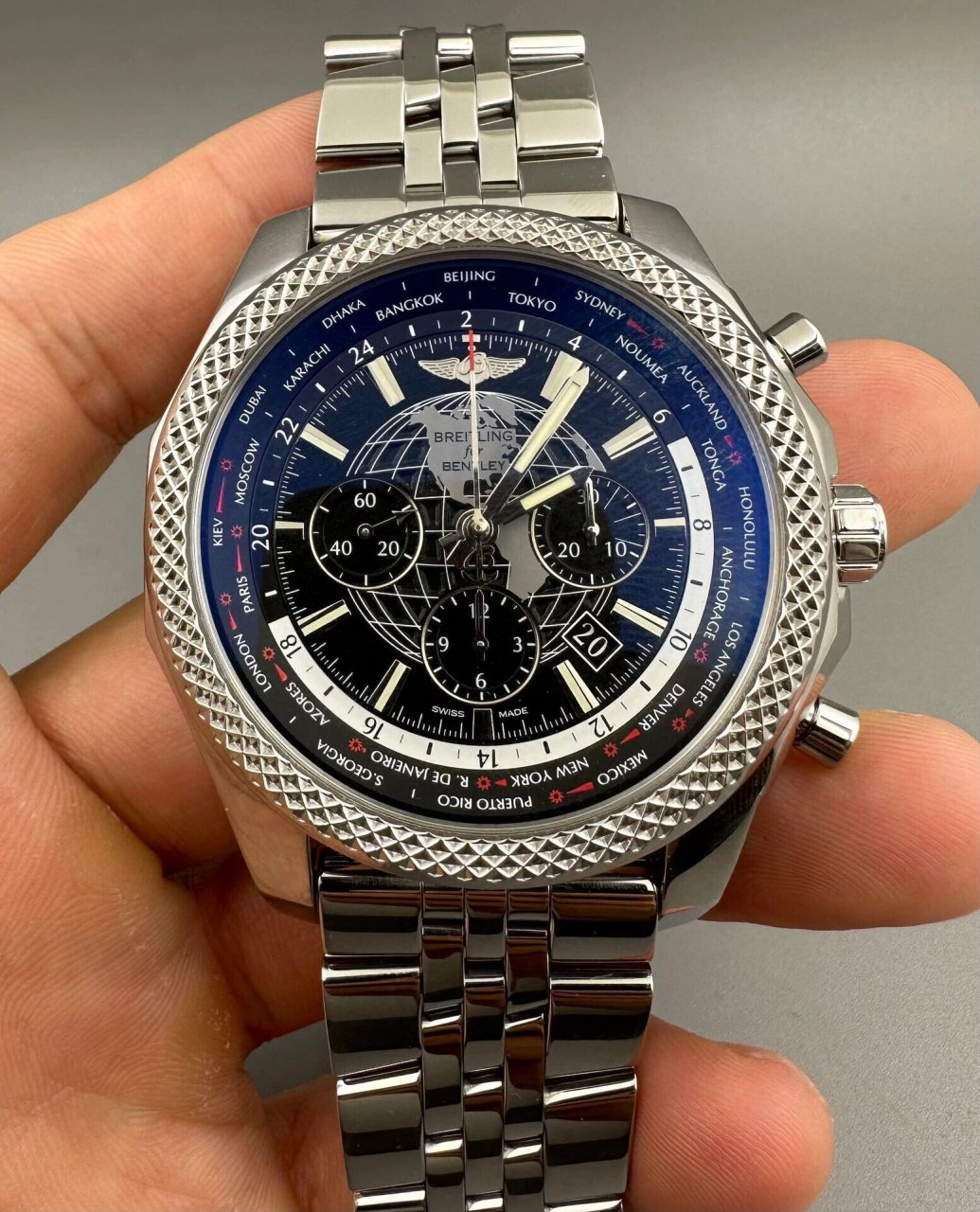 百年灵宾利系列ab0521u4男士手表 百年灵宾利系列:ab0521u4,48mm表径