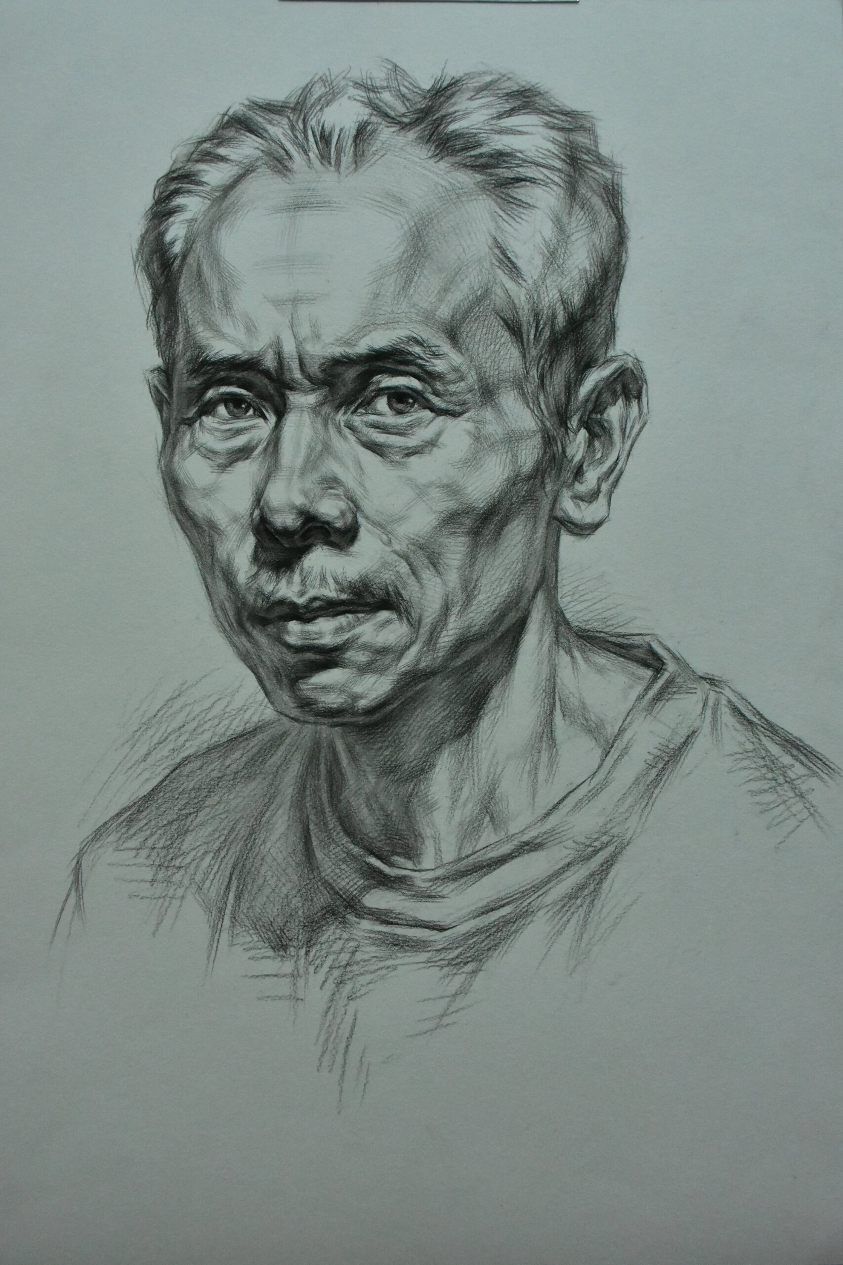 四分之三结构素描头像,合集10张大图 头像结构是基础训练中最重要的