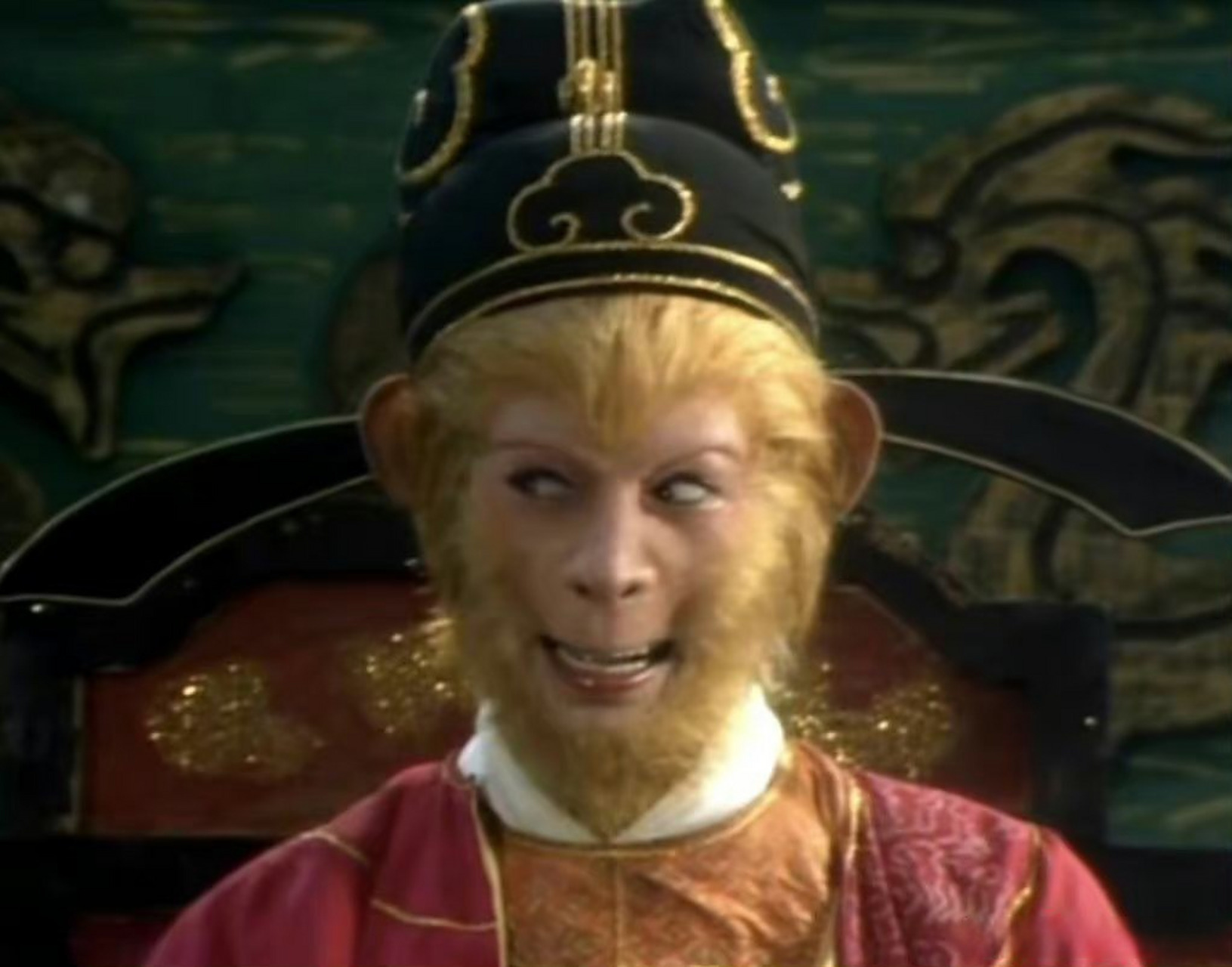 起猛了看到任安乐以为她演弼马温