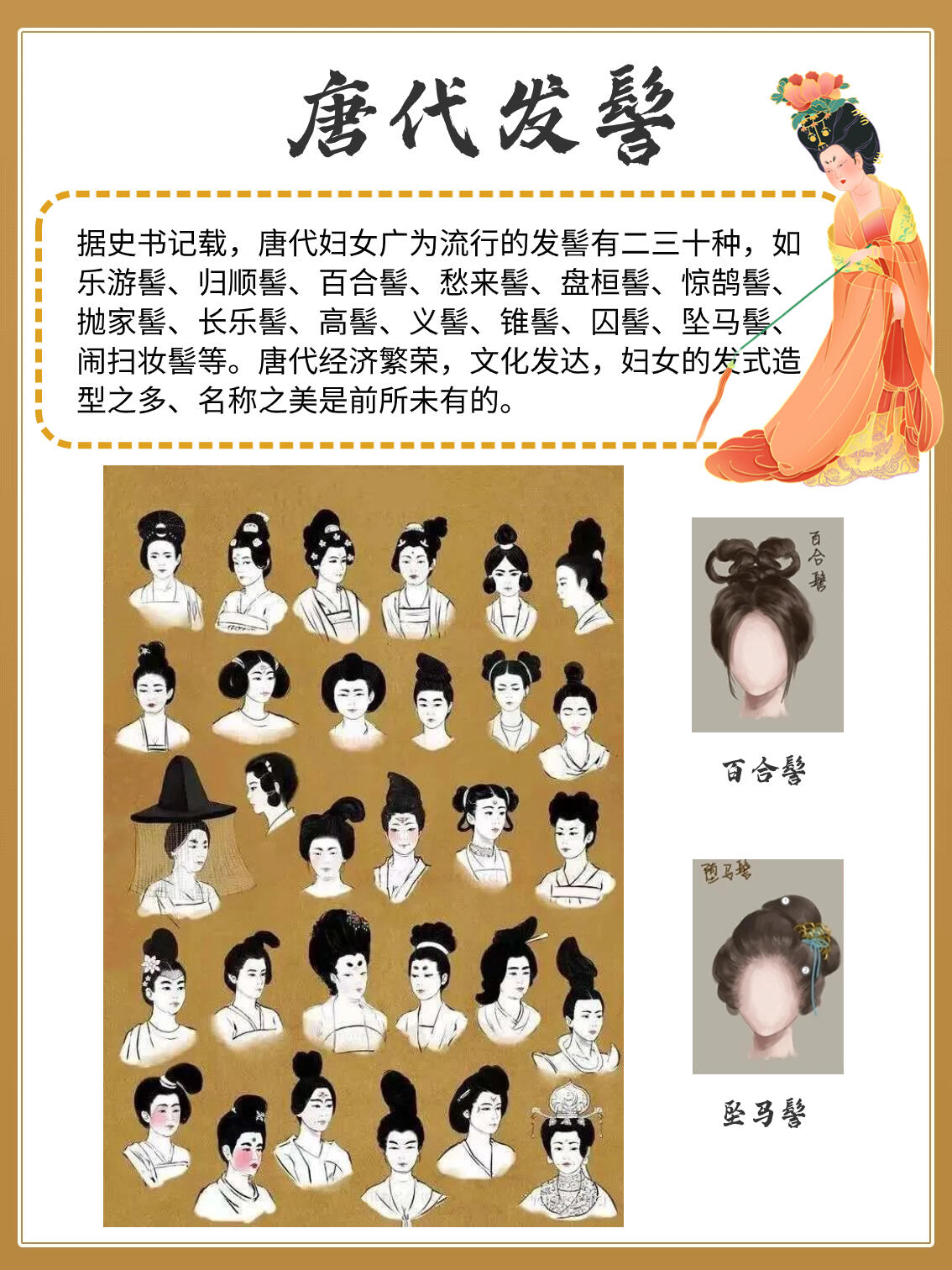 78古代女子发髻 一窥中国古代的女性美学