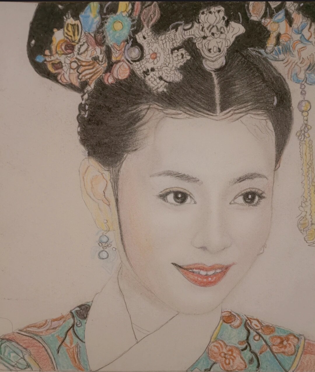 零基础铅笔画,甄嬛传人物,这是哪位呢