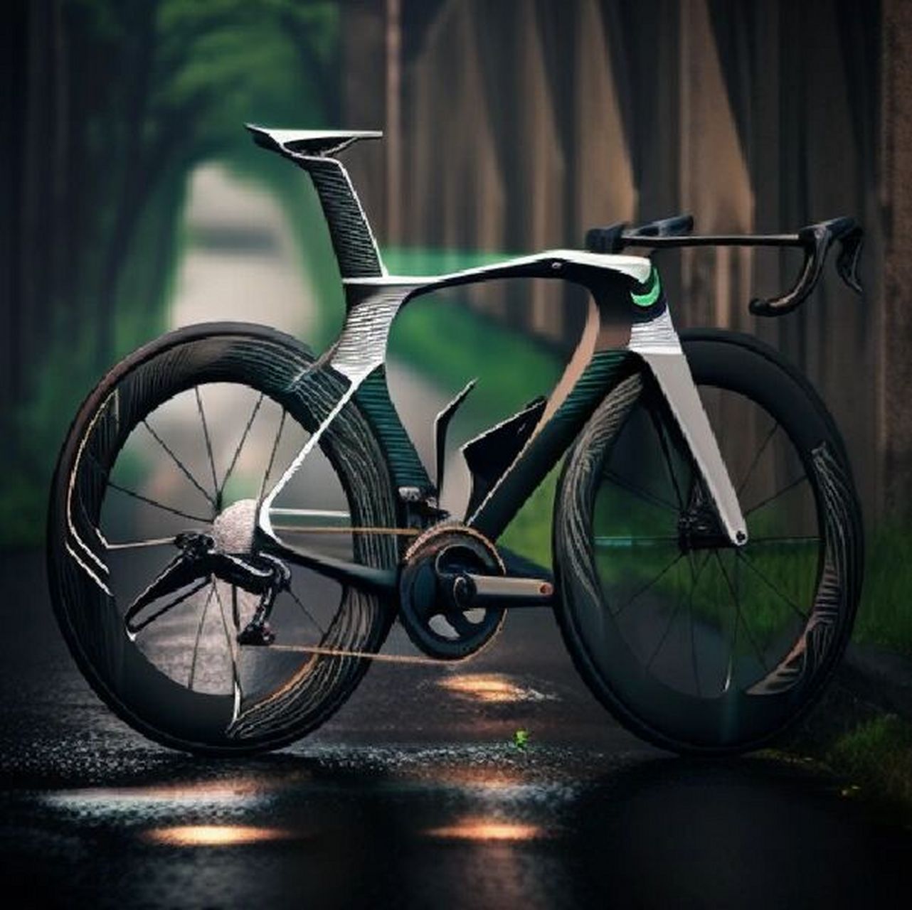 ai已经预测未来自行车的磁悬浮水壶技术了 一键生成的,它还懂得落差要