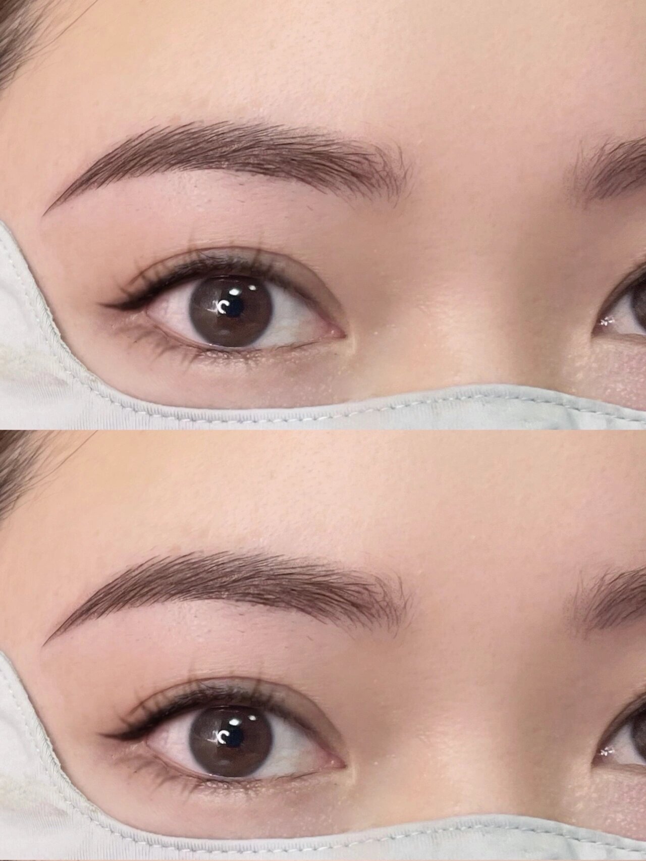 圆圆杏眼配上小落尾超好看91 小落尾眉简直百搭,各种脸型,各种眼影