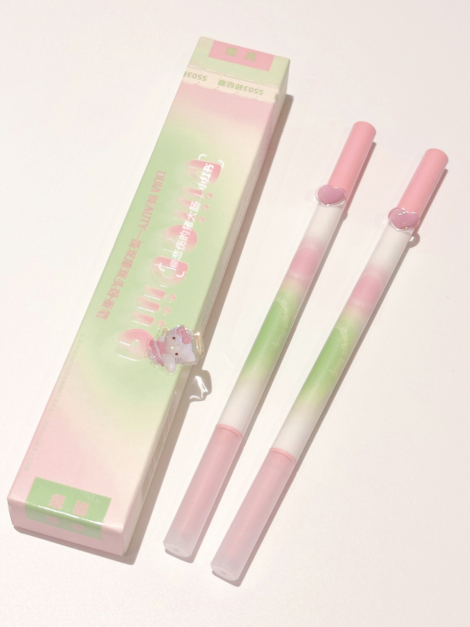 新出的双头卧蚕笔好方便 一头提亮卧蚕一头加深阴影色~ ss01 兔兔眼