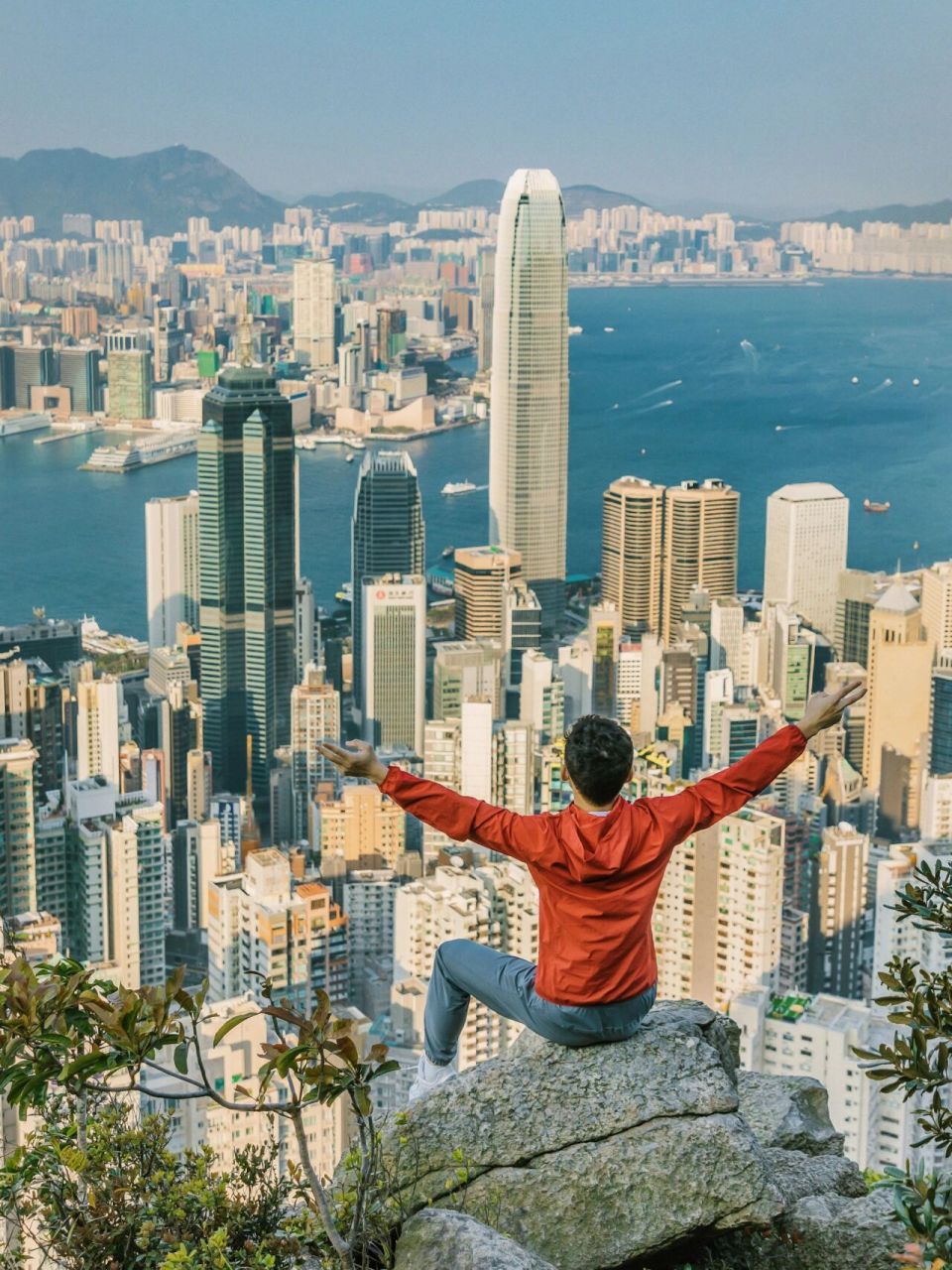 香港太平山观景台图片