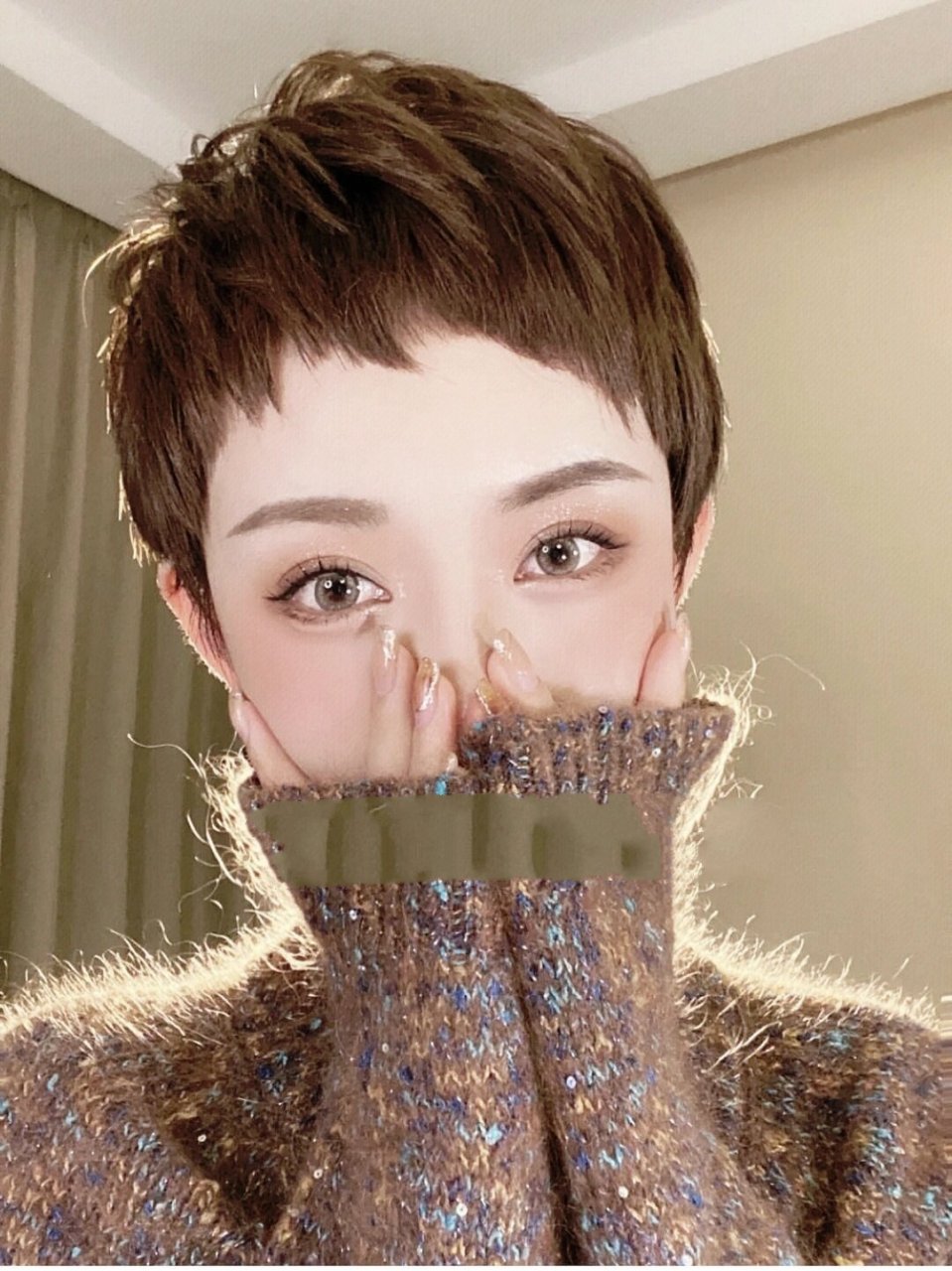 97///2022短发,锯齿刘海秋冬短发 97活泼可爱魅力锯齿式刘海短发