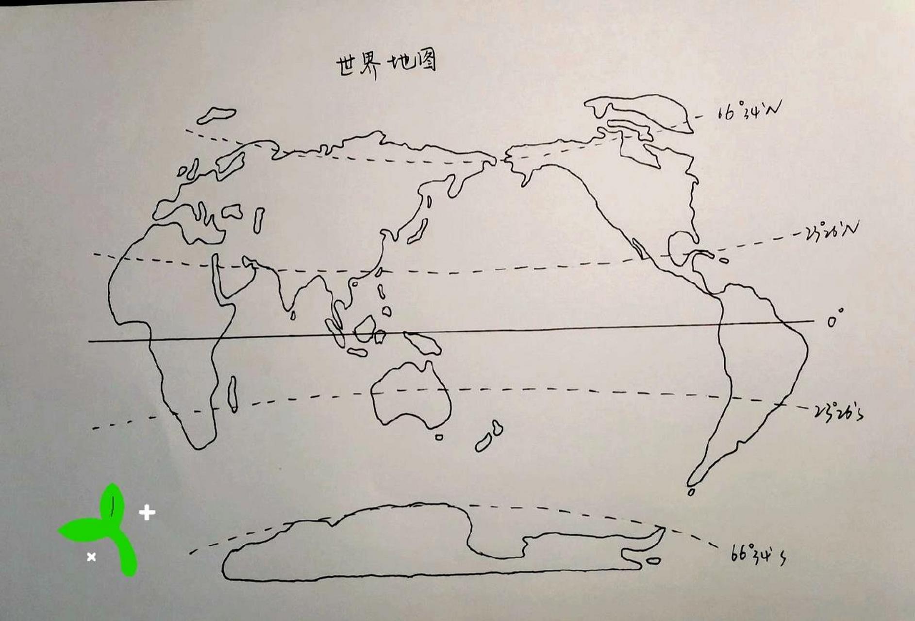 地理简笔画世界图片