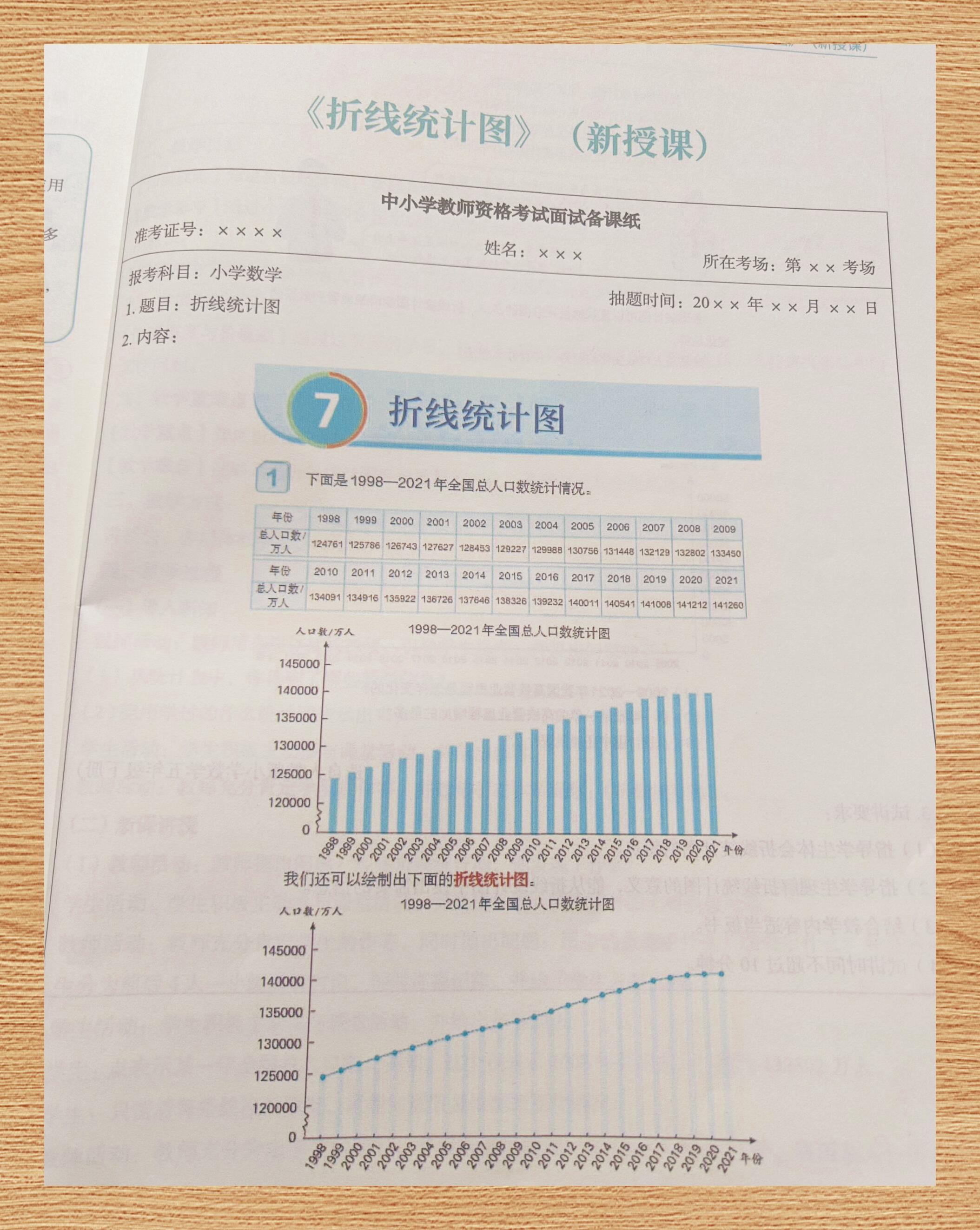 折线统计图试讲图片