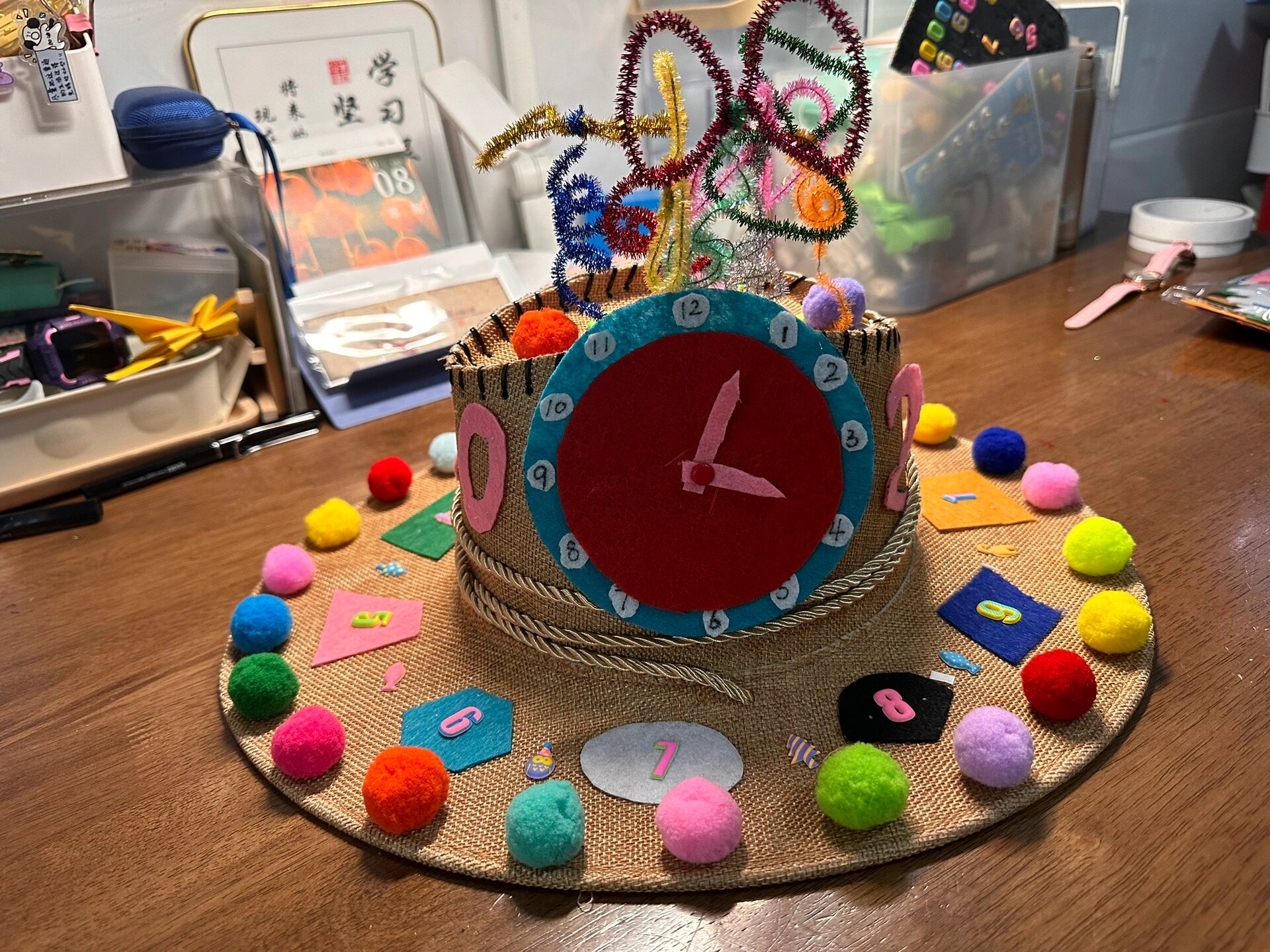 数学学科节创意帽子