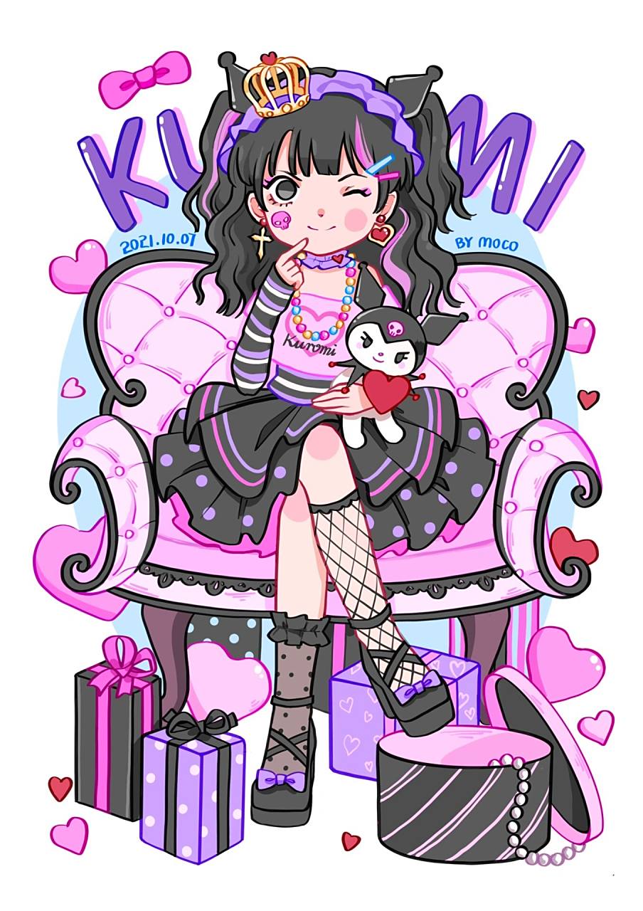 78库洛米拟人9094kuromi 把这张kuromi单独发一发789094