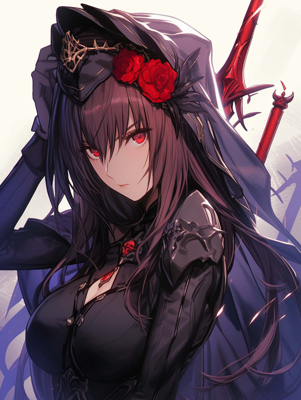 fgo:斯卡哈师匠 应该没有哪个男的不喜欢师匠的吧.