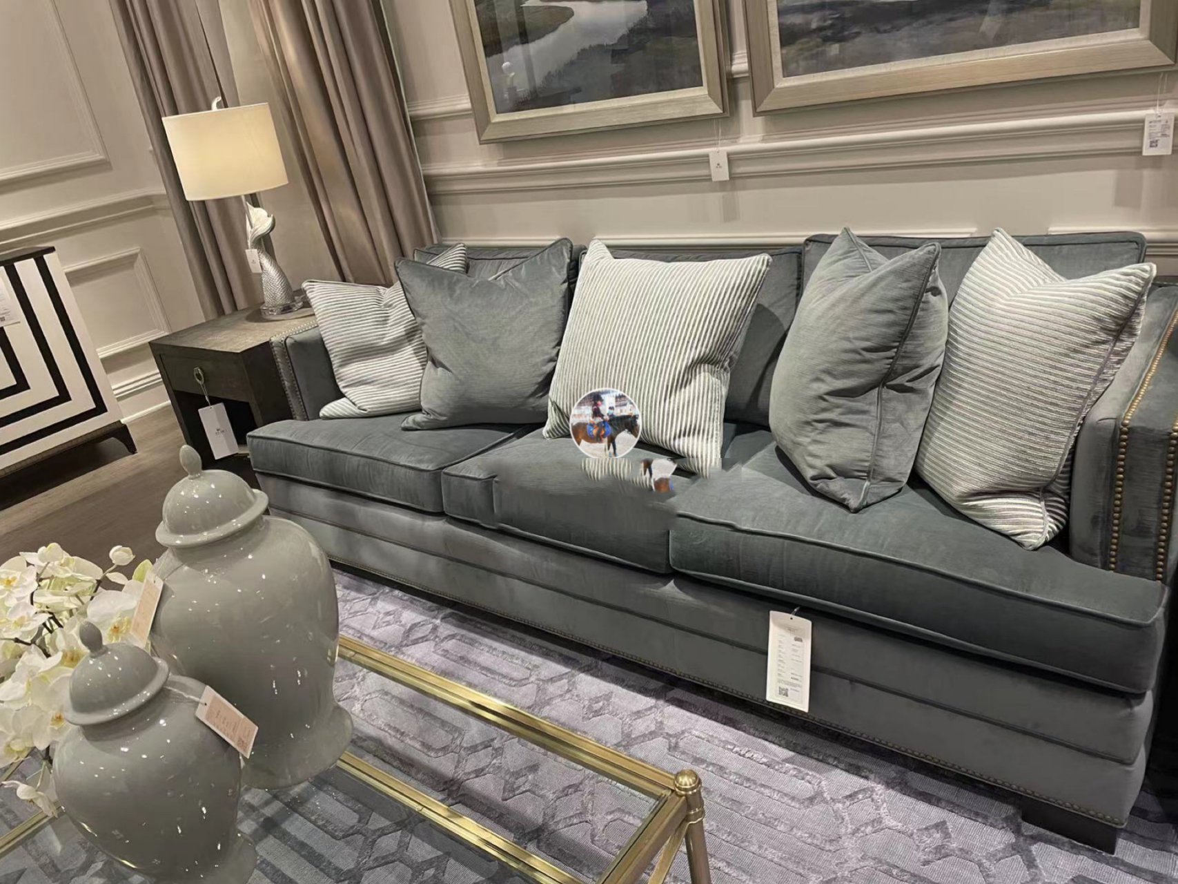 2023年2月美克美家三人沙发(3.5折) 3.