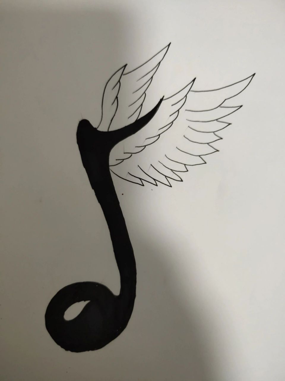 简笔画音符临摹 简单的画简单画,很有意思,不必绞尽脑汁,随意画就好