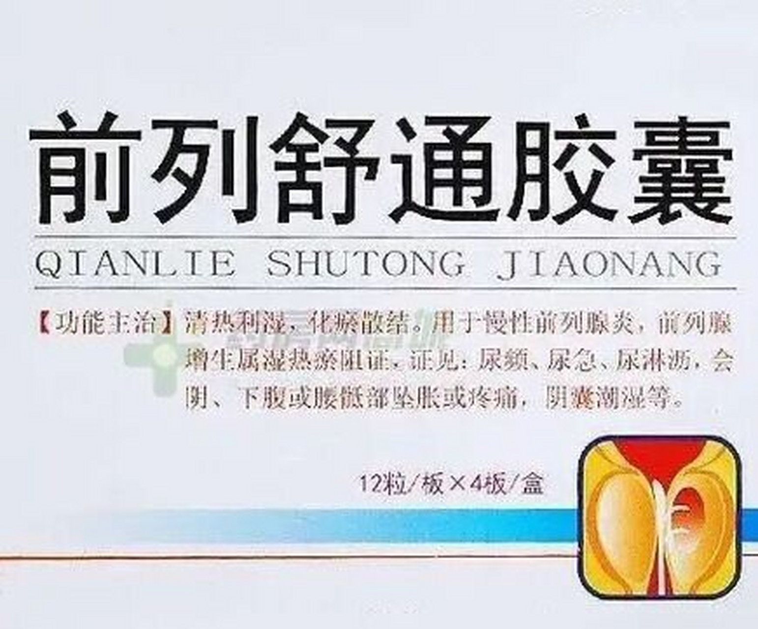 用于慢性前列腺炎,前列腺增生属湿热瘀阻证.