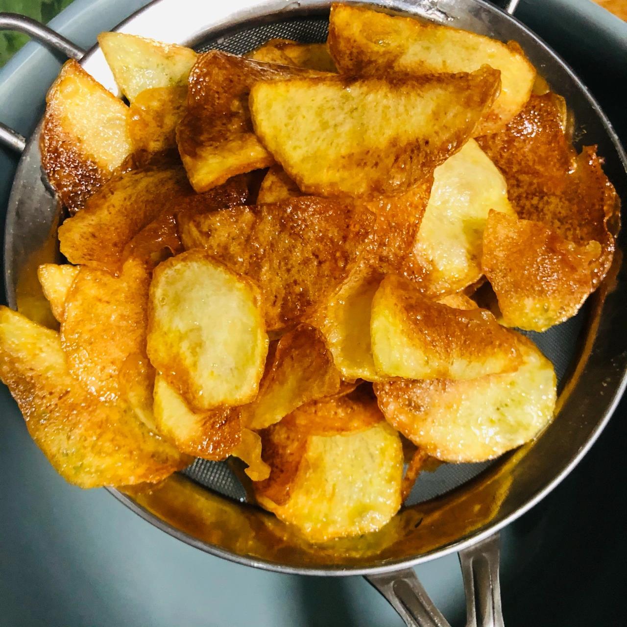 土豆片莜面栲栳栳香辣过瘾(附教程) 莜面栲栳栲是一道地道的传统风味