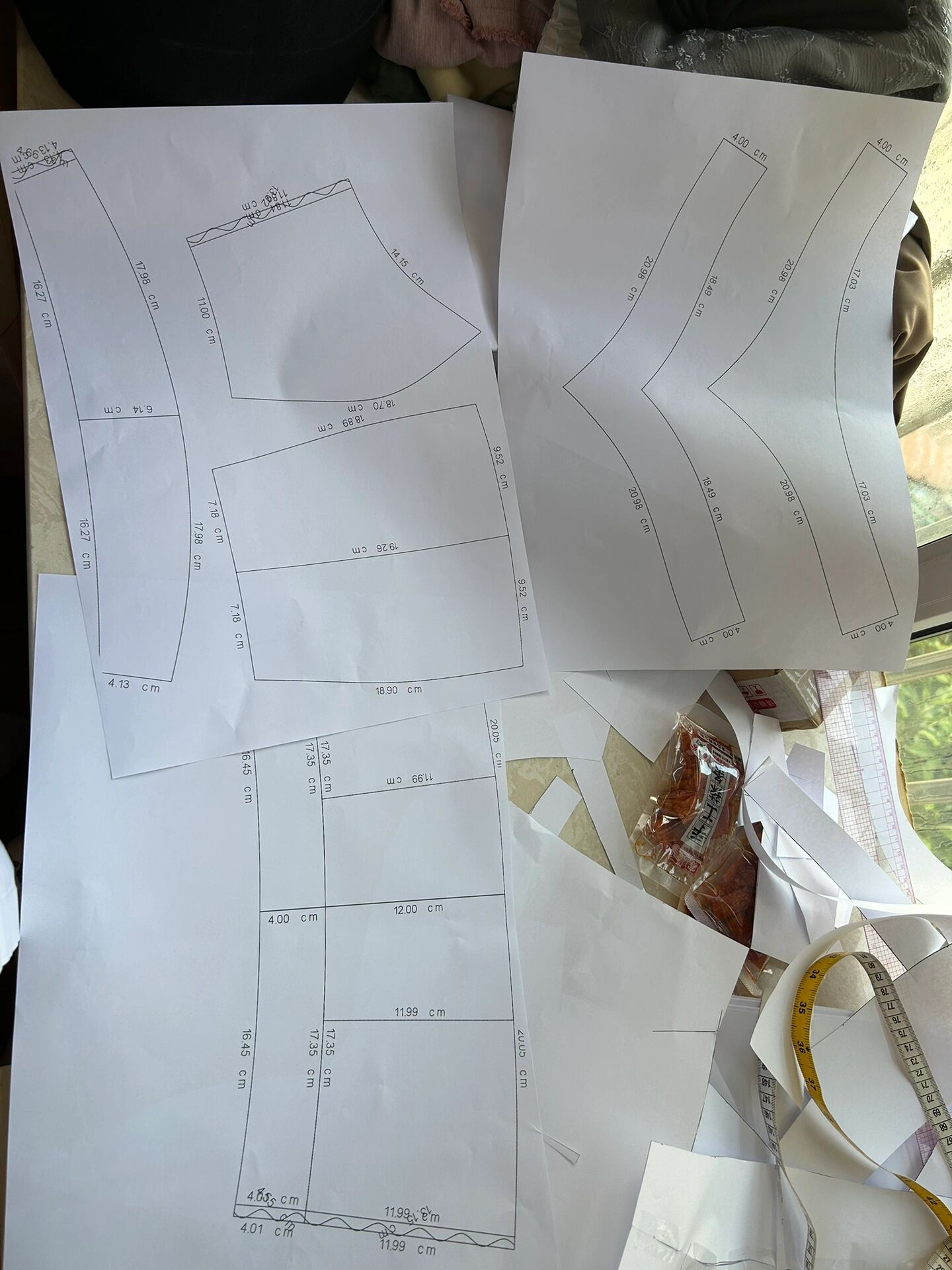 抹胸款纸样制作过程分享      看图打版 成衣制作