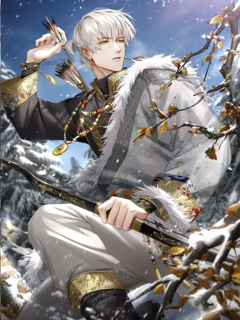 光与夜之恋 齐司礼卡面高清壁纸        图源:lofter轩辕的泪(互) 是