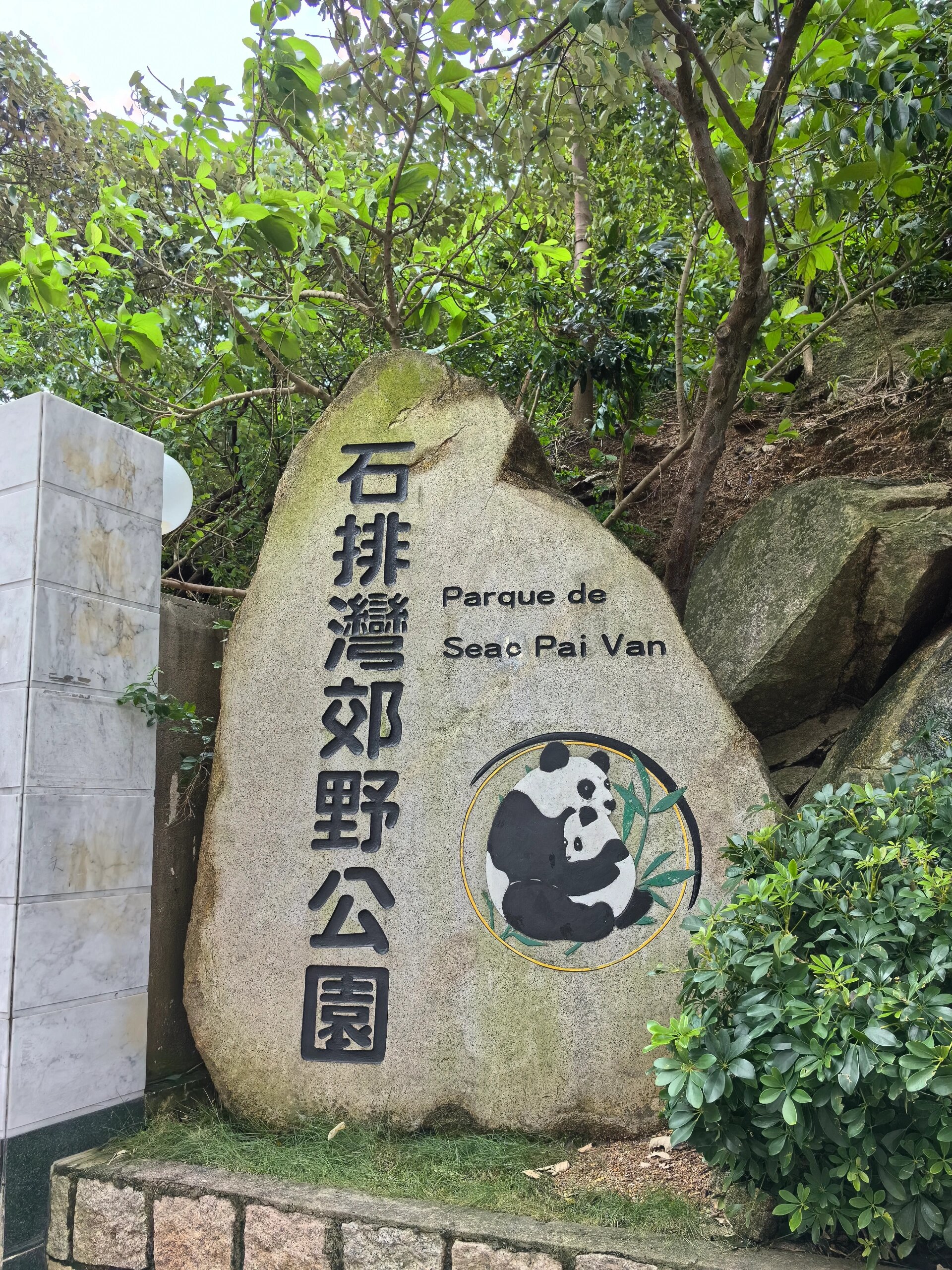 澳门石排湾郊野公园 不要忘记澳门也有熊猫哦,免费参观,不用人挤人