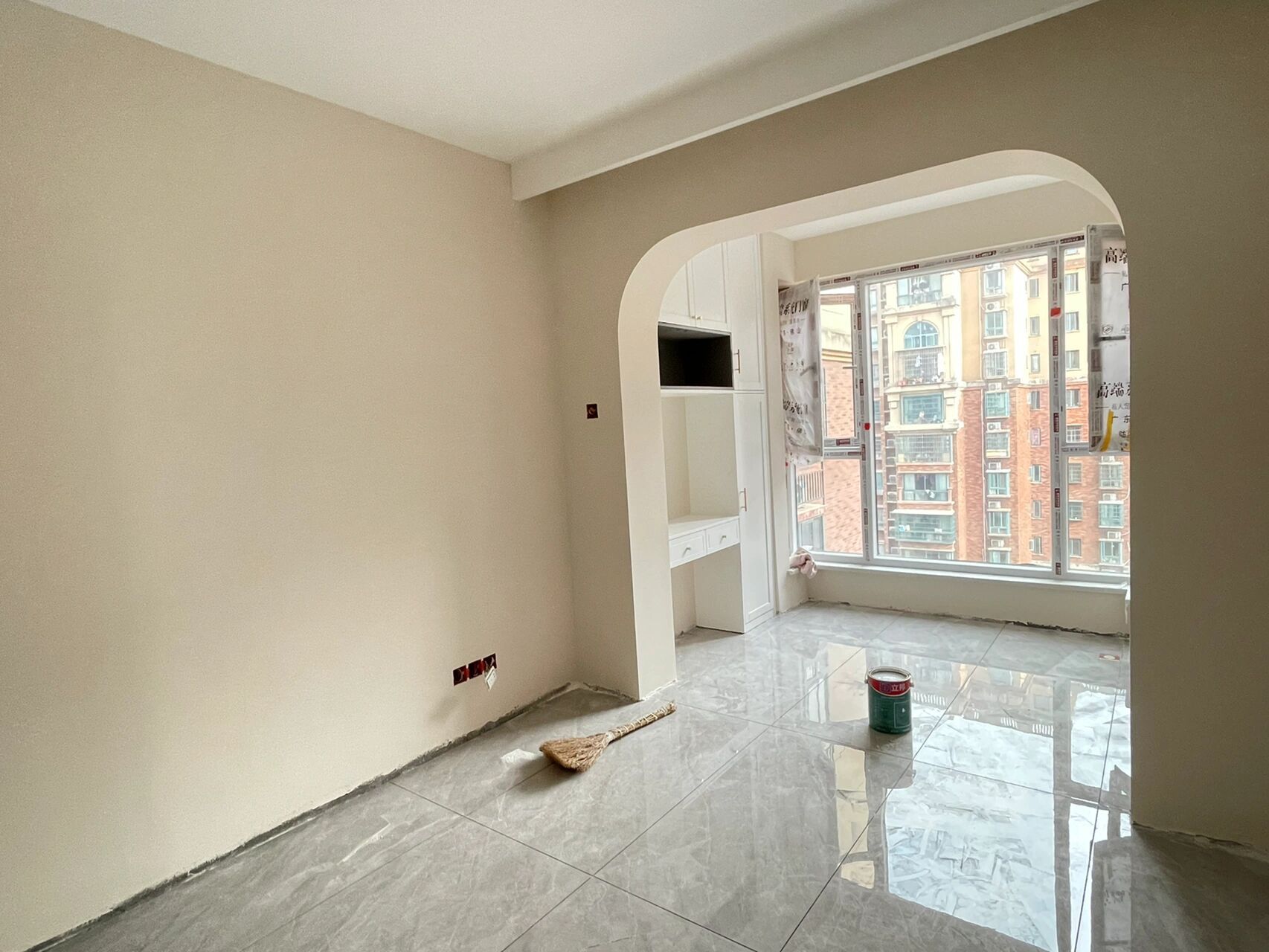 无滤镜的杏子灰和可可蛋奶 后悔啊 28楼客厅杏子灰