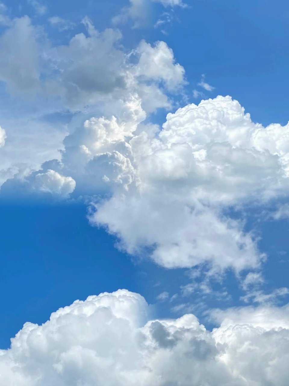 苹果桌面蓝色系列壁纸 小组件桌面布局