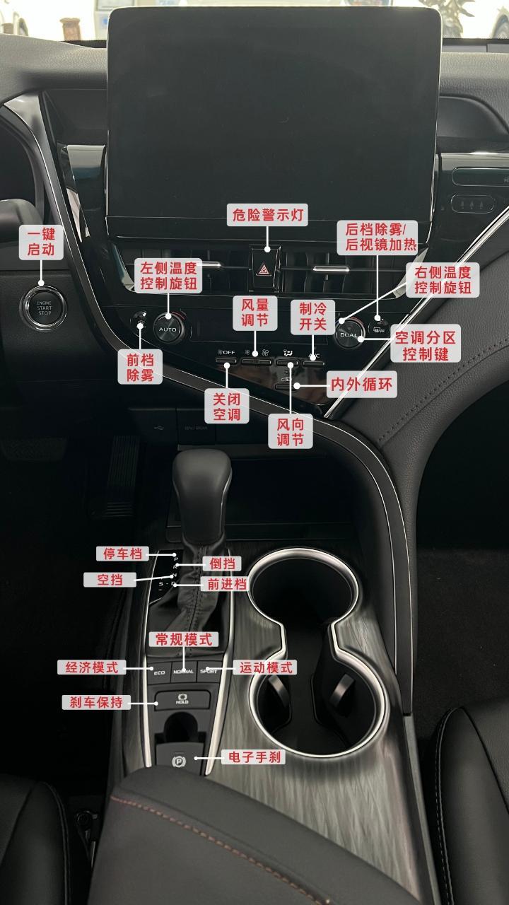 08凯美瑞240v按键图解图片