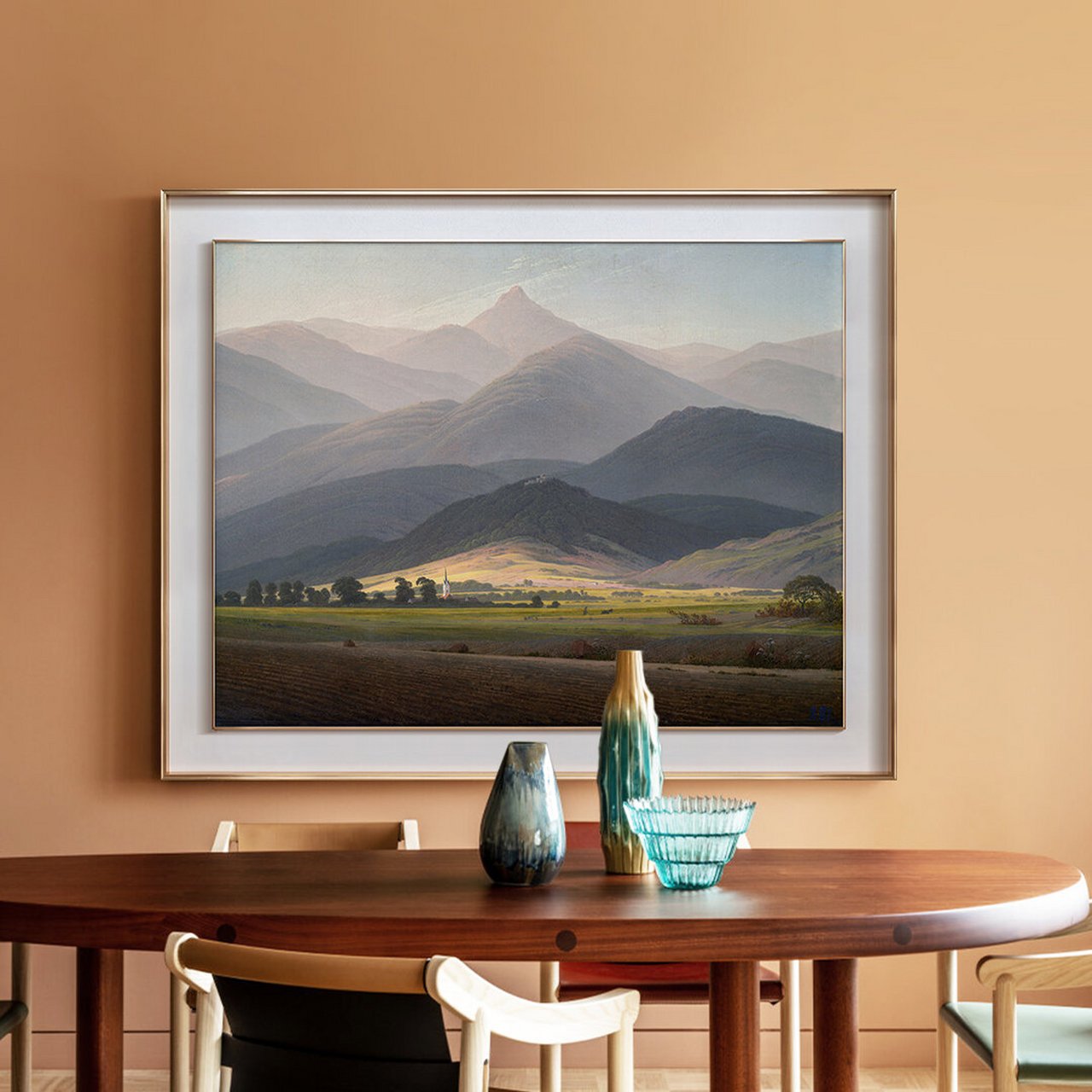 巨人山 卡斯帕·大卫·弗里德里希,布面油彩,45 x 58cm,1810年 现藏于