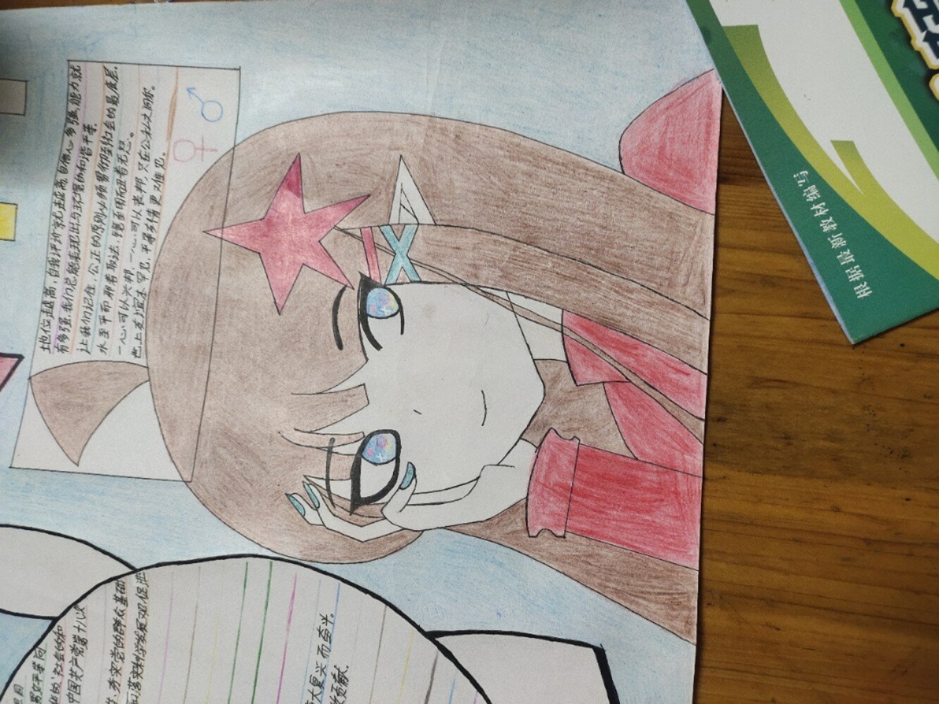 我做了一个男女平等的手抄报