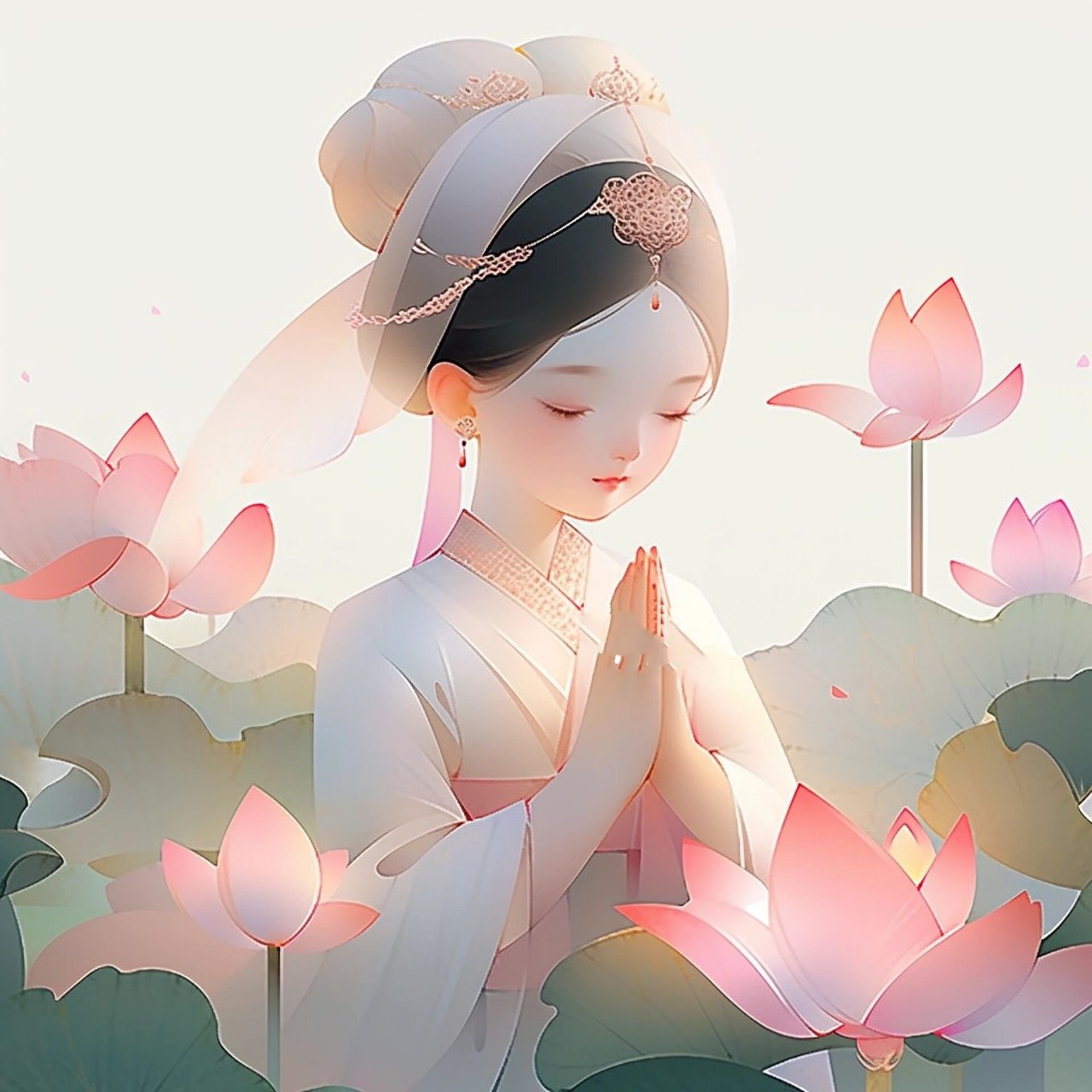 超好看的佛系女生头像 愿一切顺顺利利