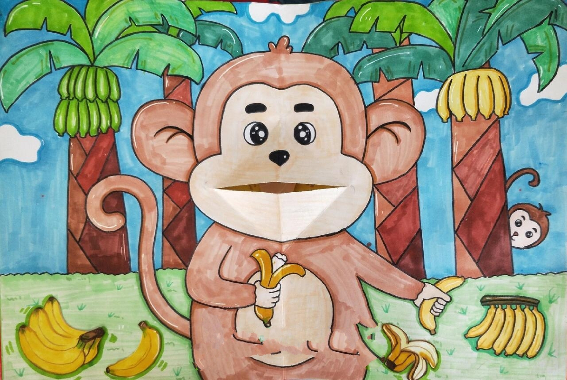 半立体绘本内容《动物的大嘴巴》 封面待定哦!