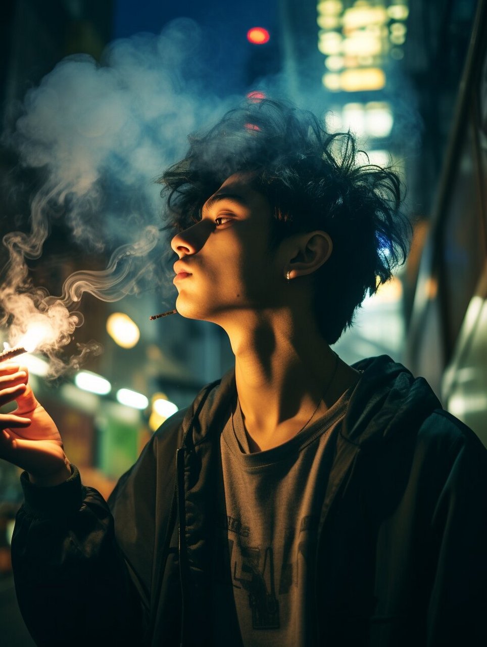 抽烟纯欲男头图93氛围感男头|气质男头 吸引的纯欲男生头像来了