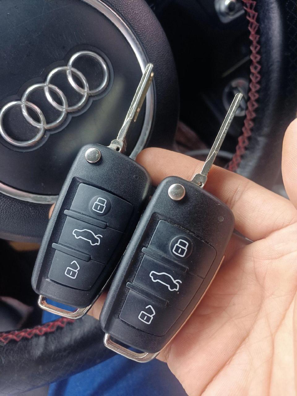 15年奥迪q3增加一把稳定的遥控芯片钥匙