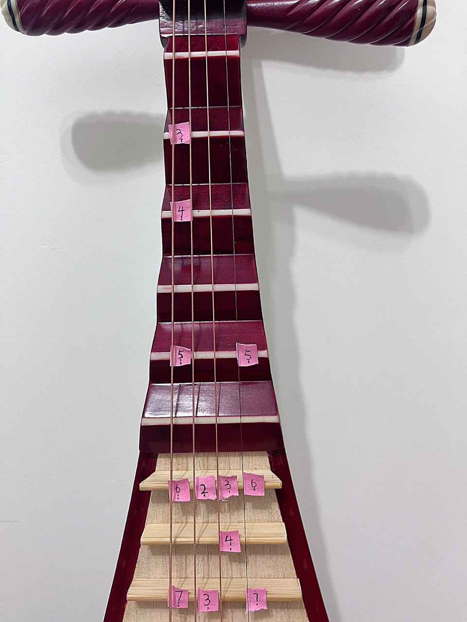 琵琶g大调 把位音图 999999 琵琶g调空弦(子弦2中弦6老弦5缠弦2