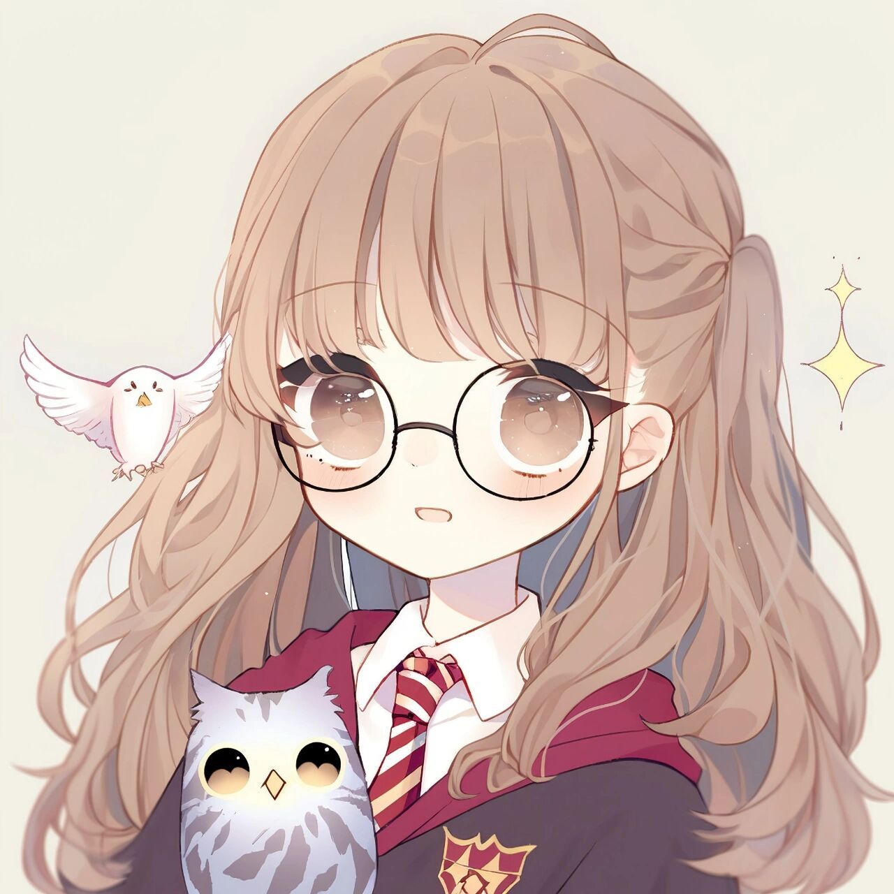 nijijourneyai头像vol.29 哈利波特格兰芬多 哈利波特的可爱风格头像.