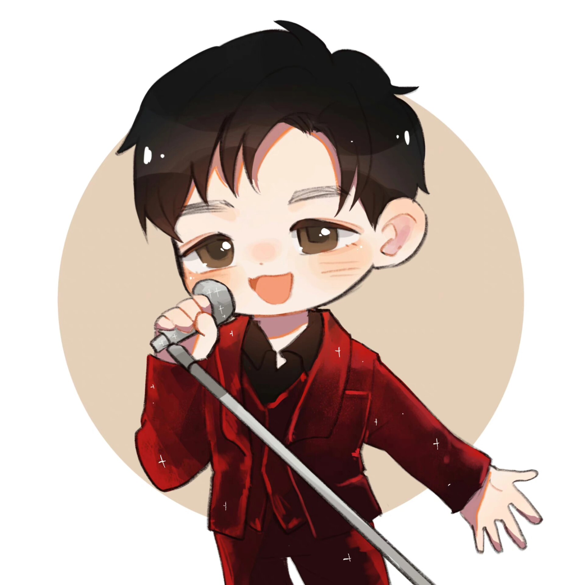 陈楚生披荆斩棘成团头像 我画我画!