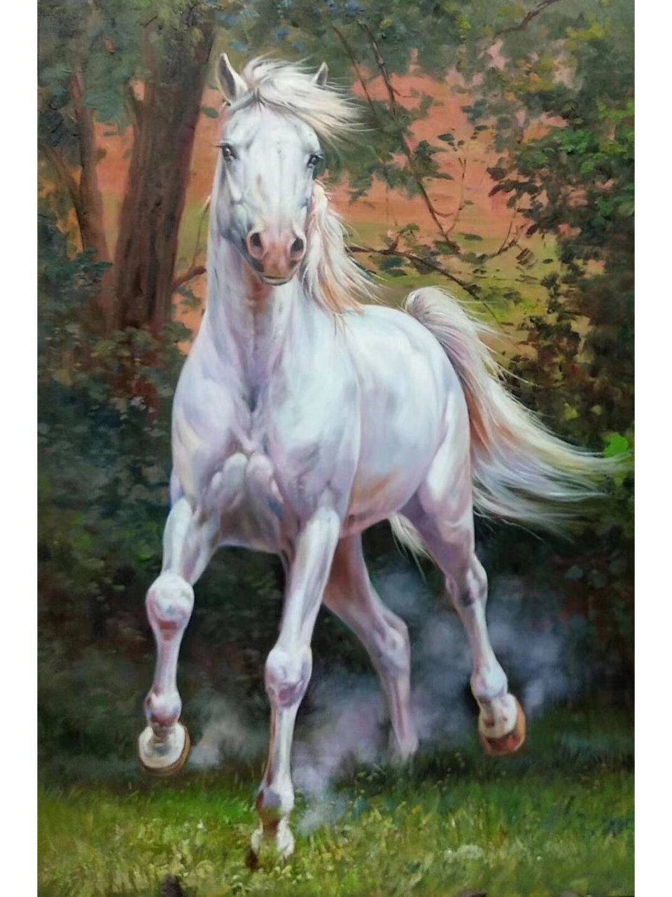 林秋松老师骏马系列油画欣赏 林秋松老师骏马系列油画欣赏