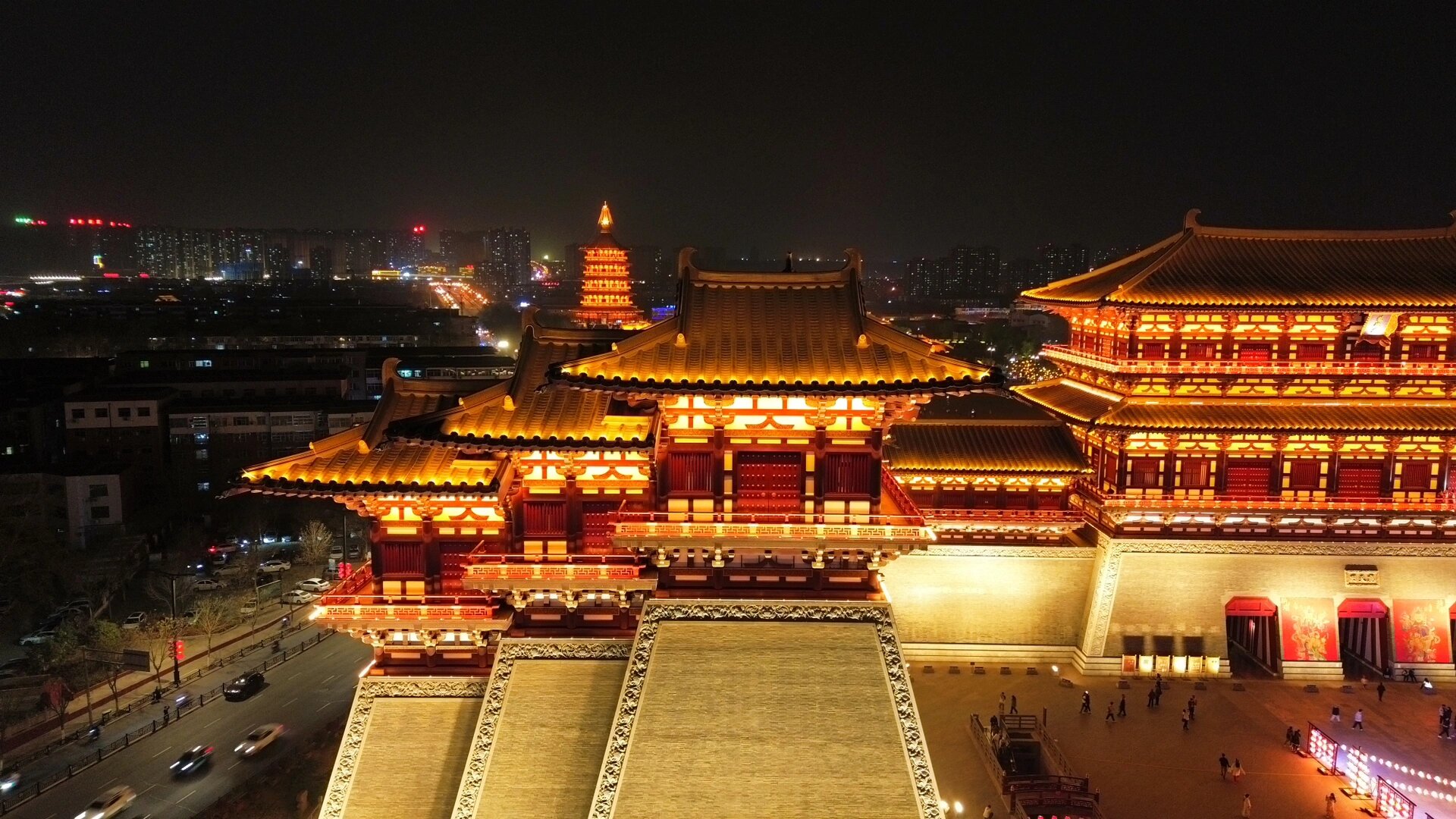 洛阳皇宫紫微城位于整个城市西北角.