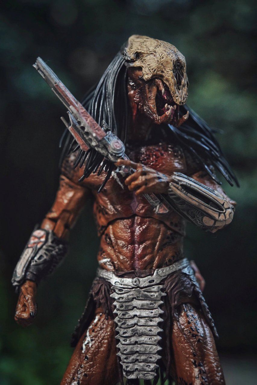 【模型摄影】neca02铁血战士 骨面 prey neca的模型是这样的:你总能