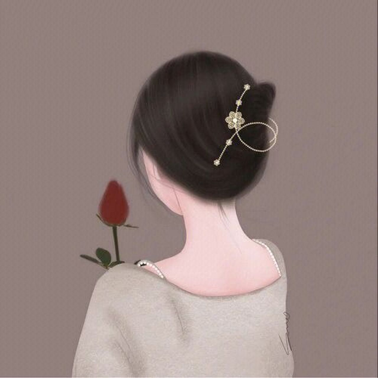 唯美背影头像分享