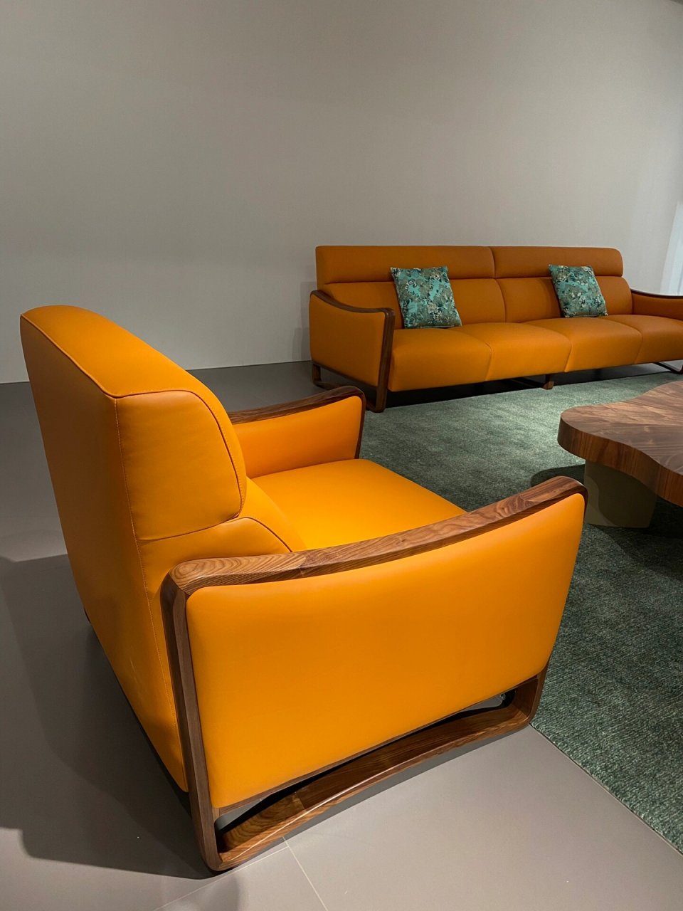 这款爱马仕橙的沙发也太正了吧!