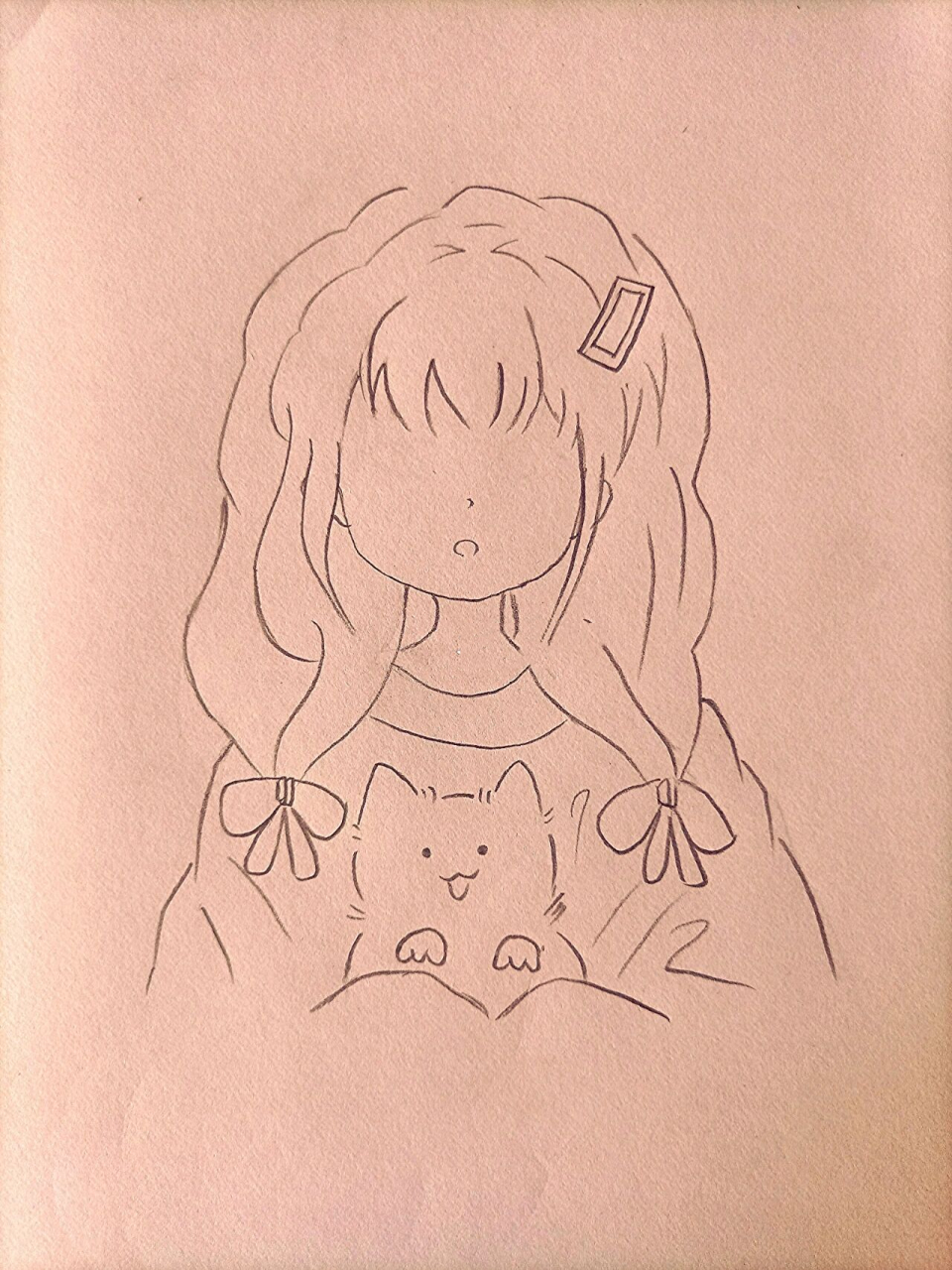 简笔画教程 无论世界是否待你温柔,请坚持住你的善良,因为好运会与你