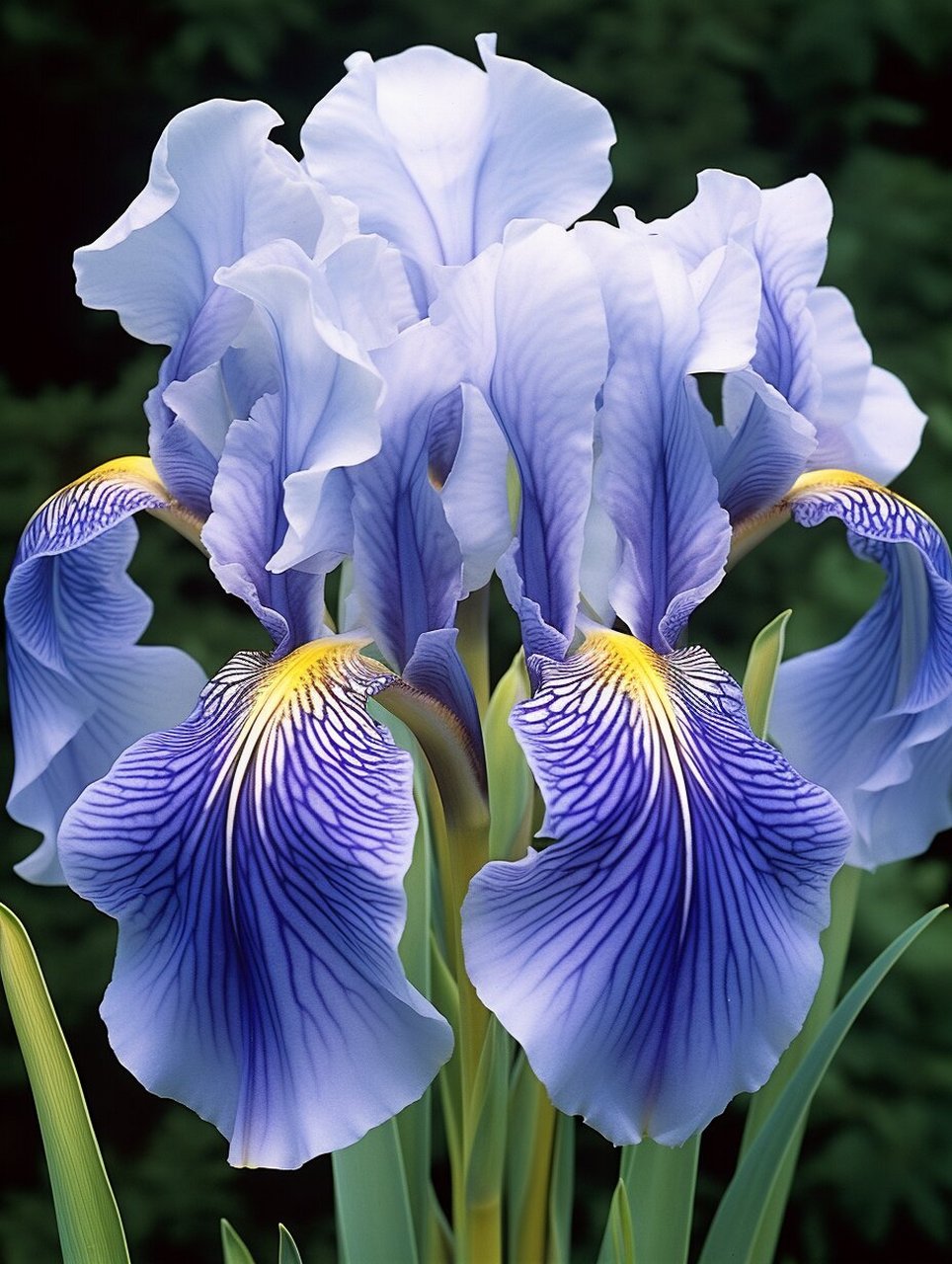 20世界各国94国花系列|香根鸢尾~法国 法国是一个鲜花之国,它的首都