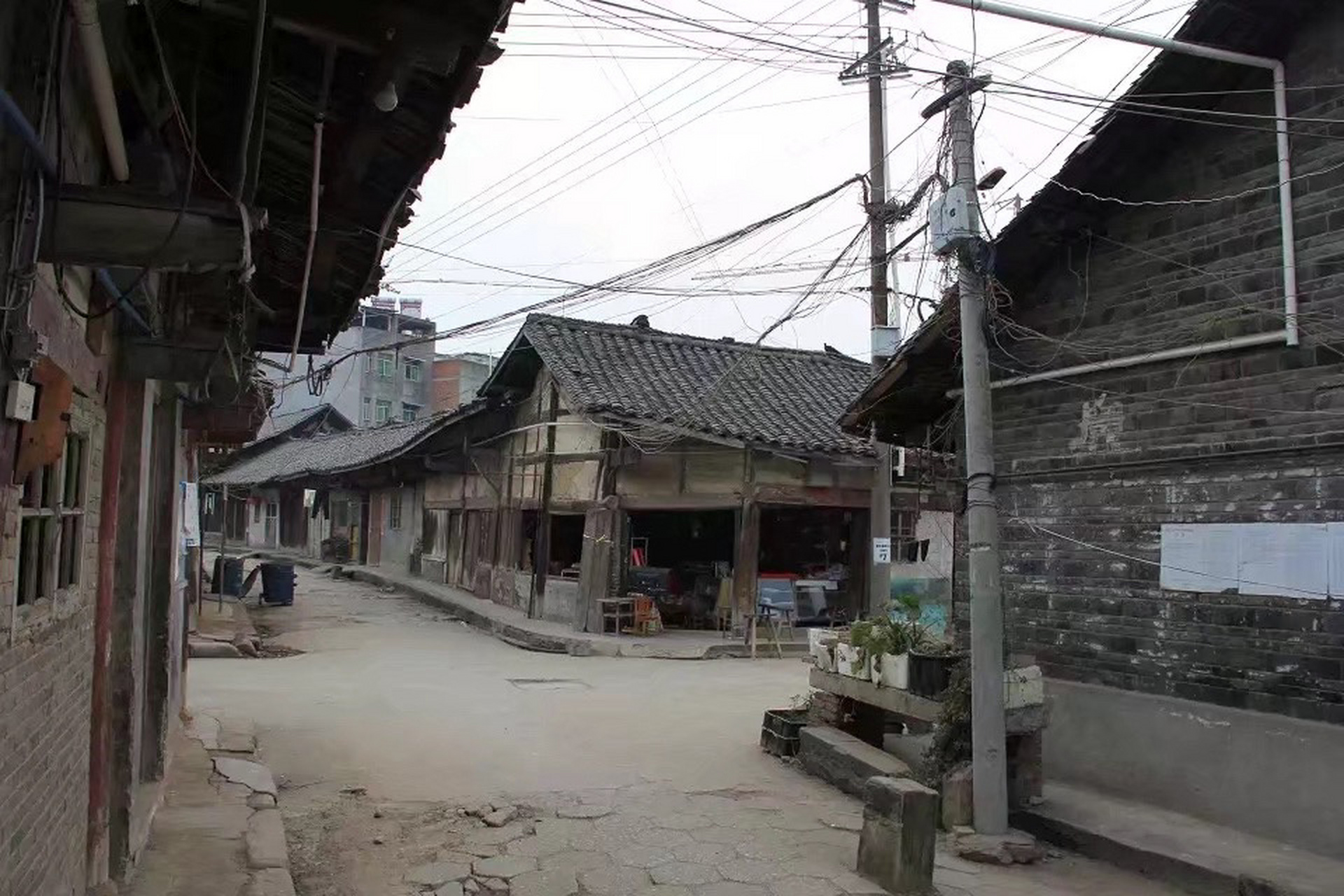 四川古镇081:三台-西平古镇 西平镇古名观音场,清康熙元年(1662年)建