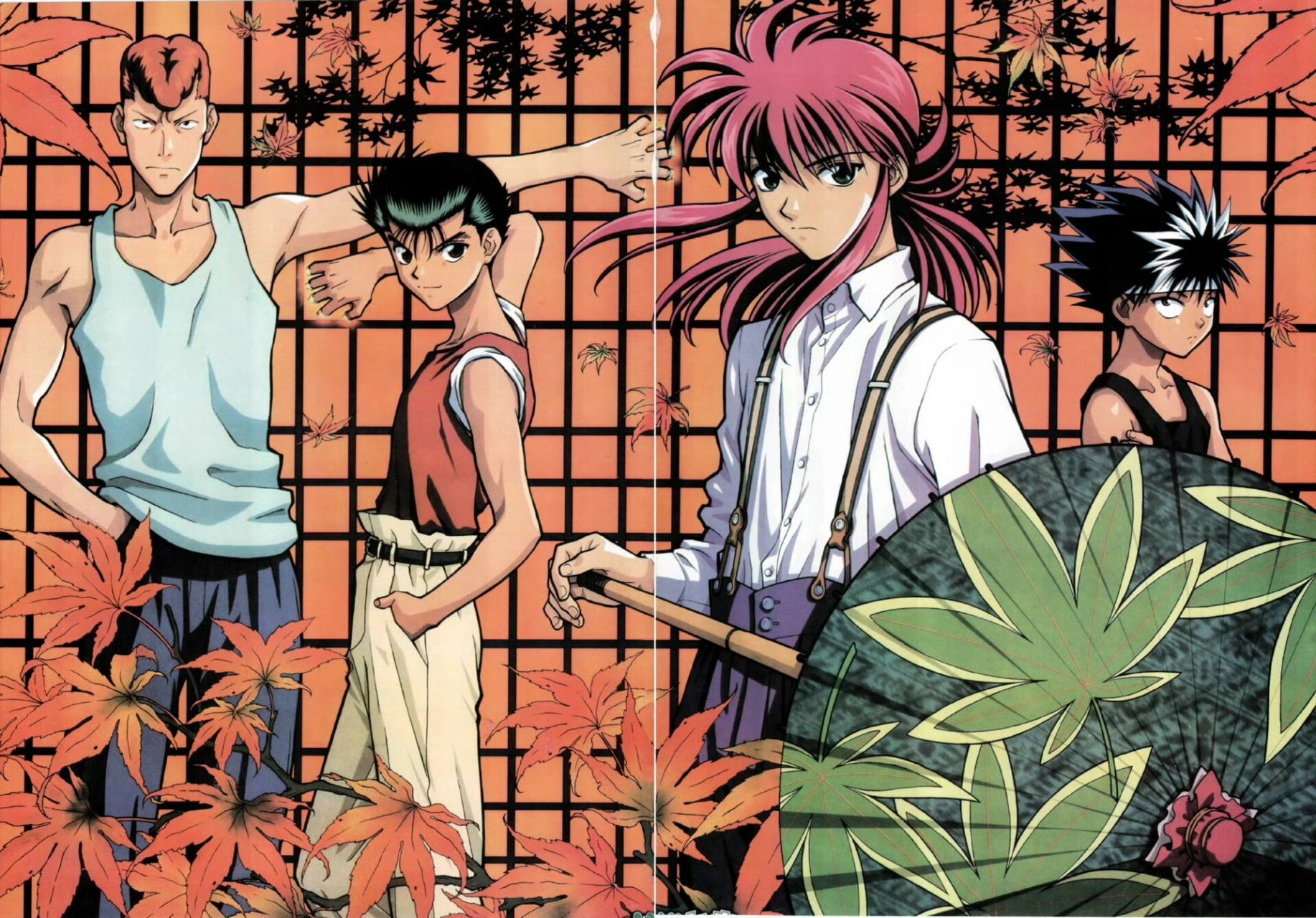 幽游白书 #壁纸# #每日壁纸# #动漫壁纸# #卡通壁纸# #幽游白书# #幽