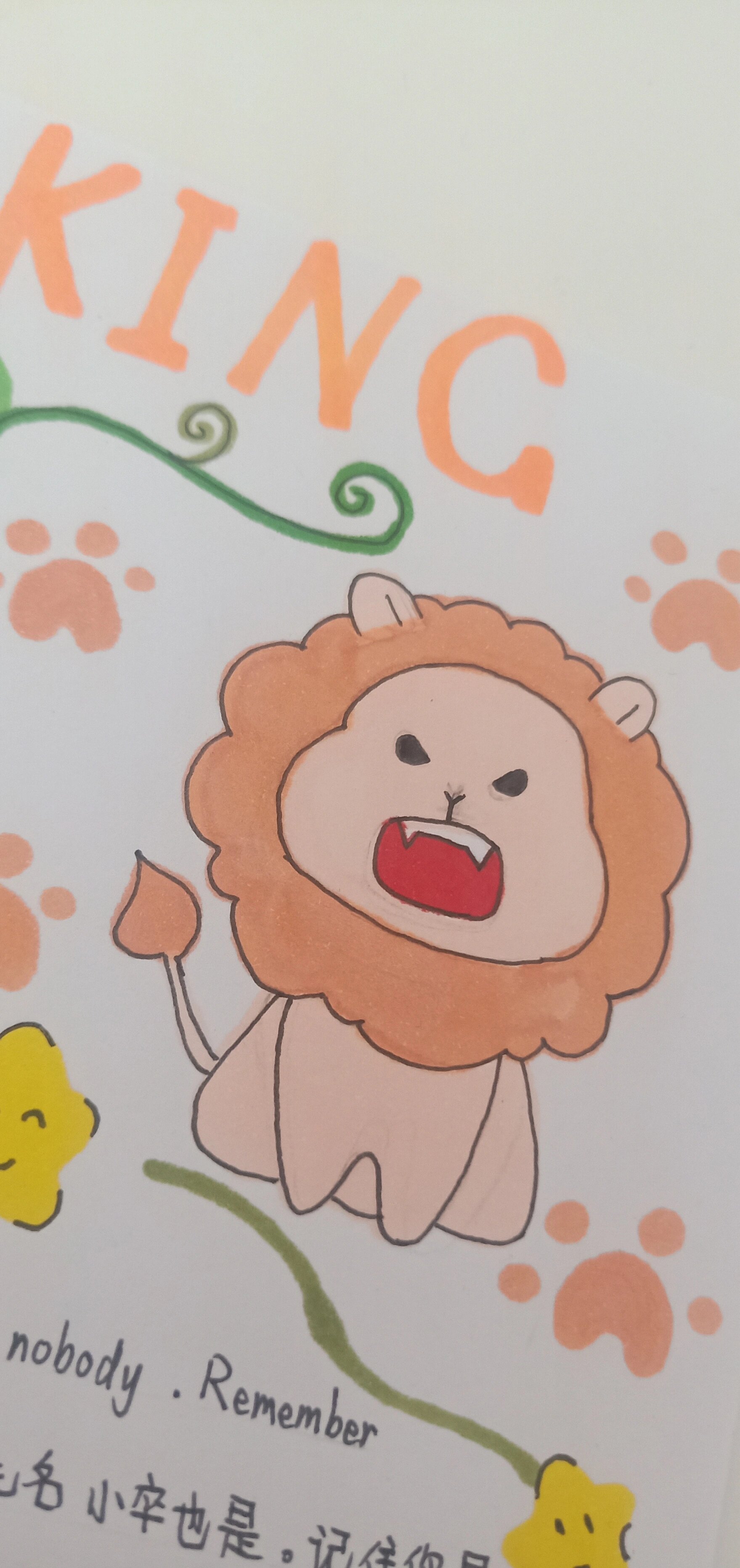 《狮子王》的a4手抄报