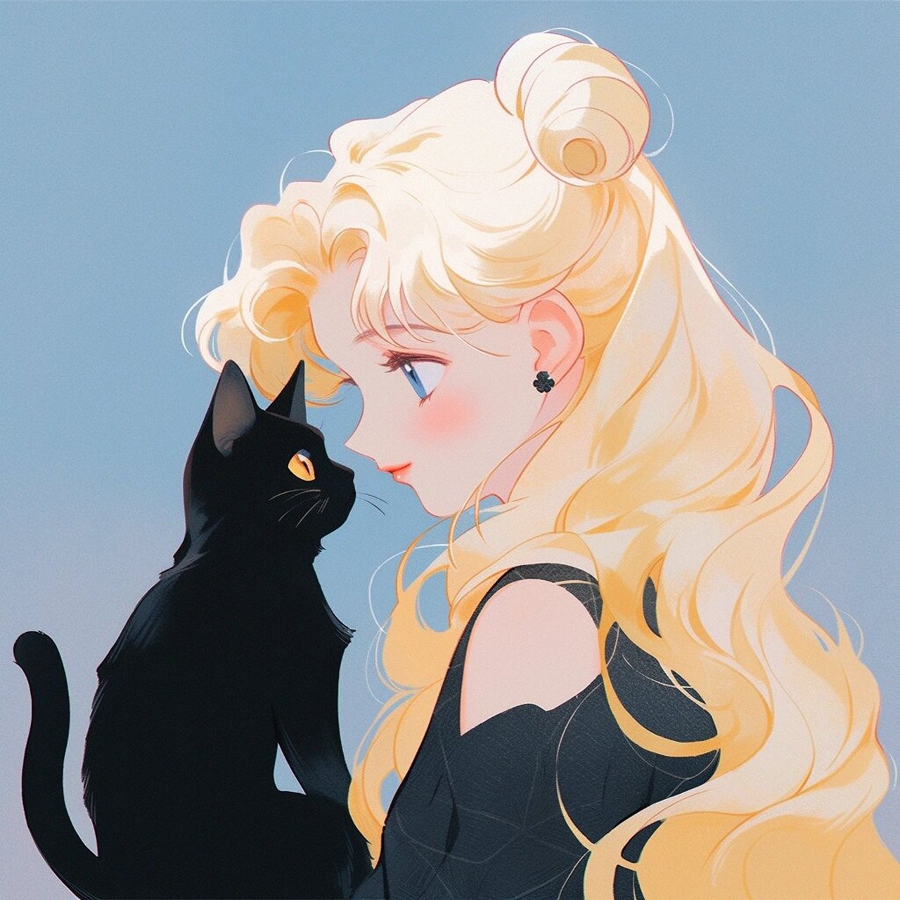 可以用很久都不换的可爱温柔美少女头像!